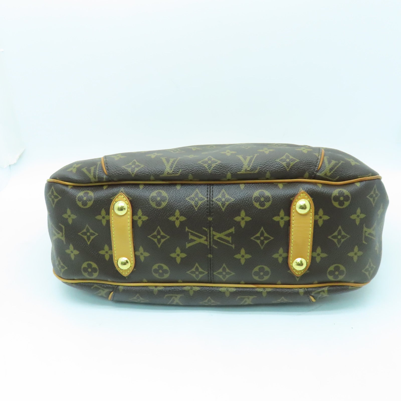 LOUIS VUITTON Monogram Galliera PM金扣手挽袋/肩背袋啡色