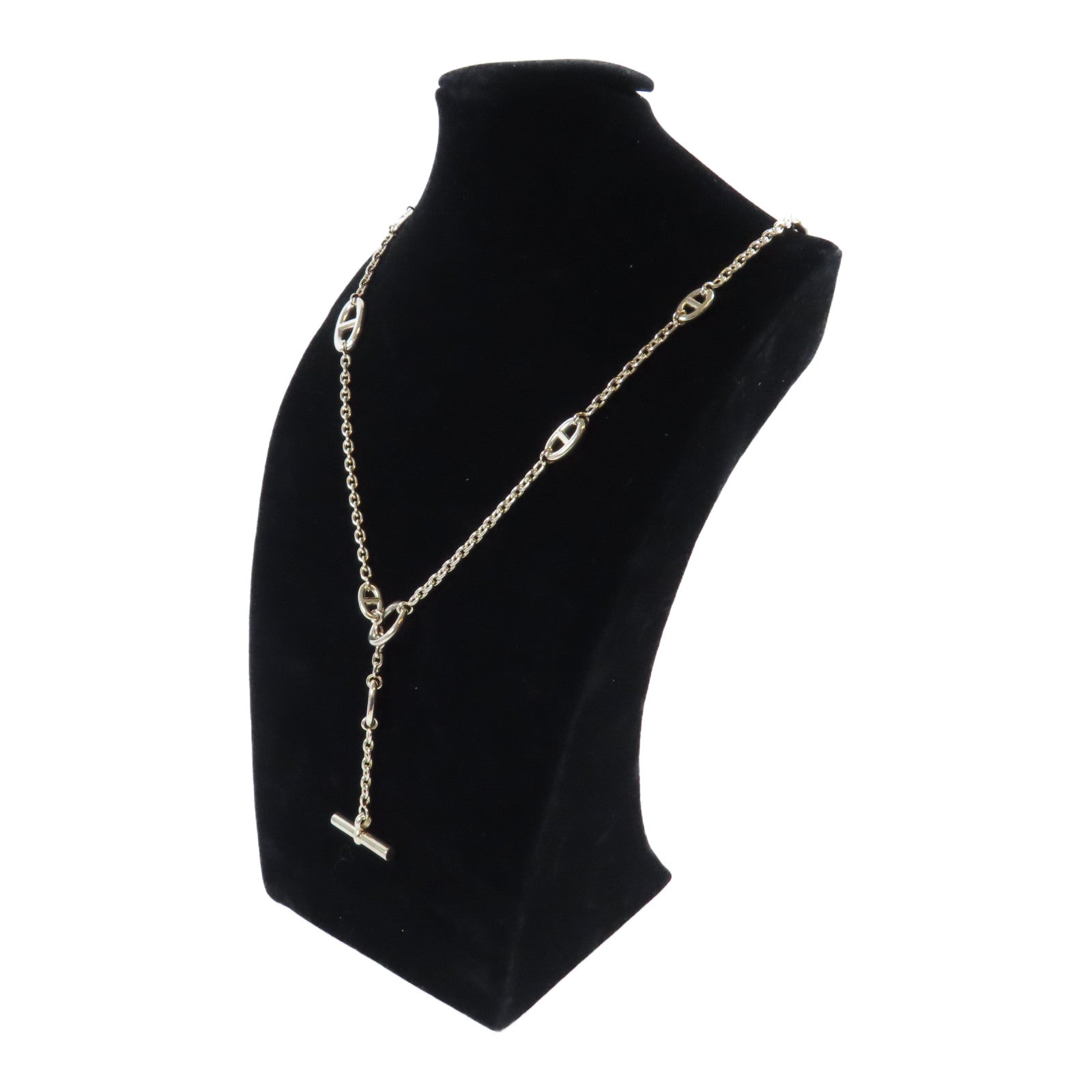 HERMES 925純銀Farandole Necklace銀扣項鍊