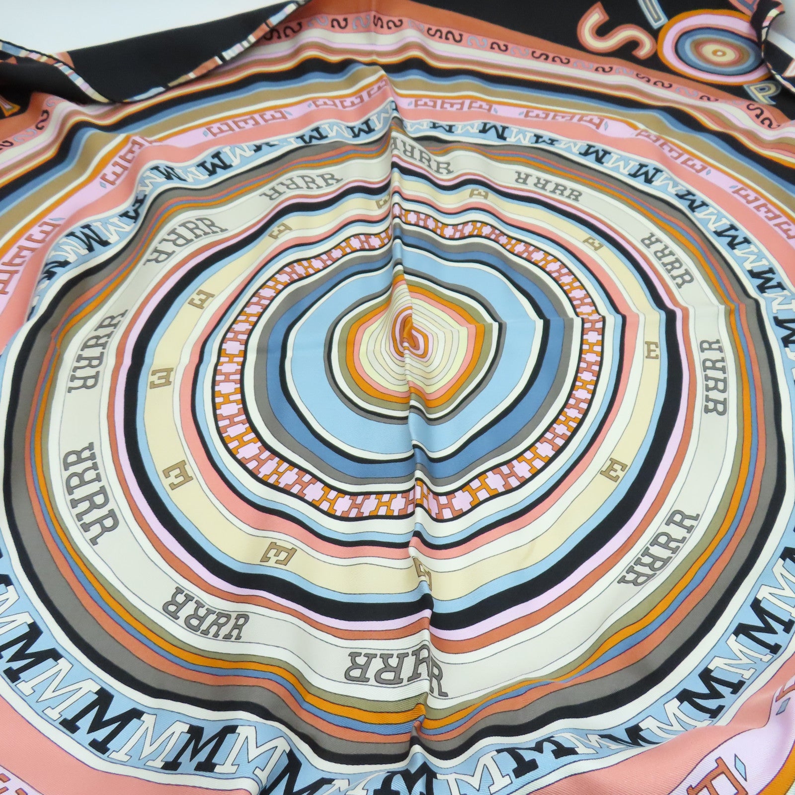 HERMES 丝质Scarf 90x90丝巾黑色