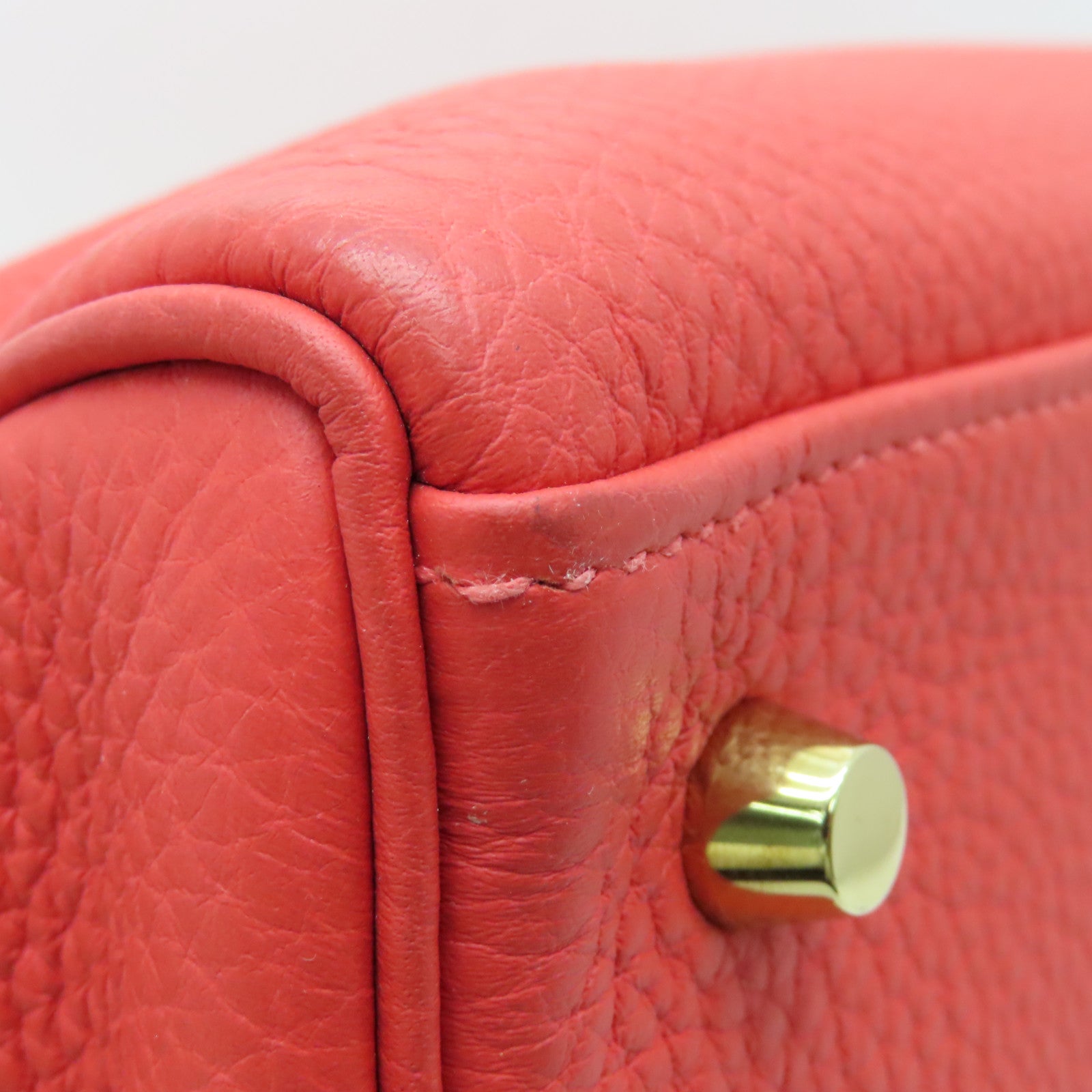 HERMES Togo皮革Kelly 40金扣Rose Jaipur粉红色