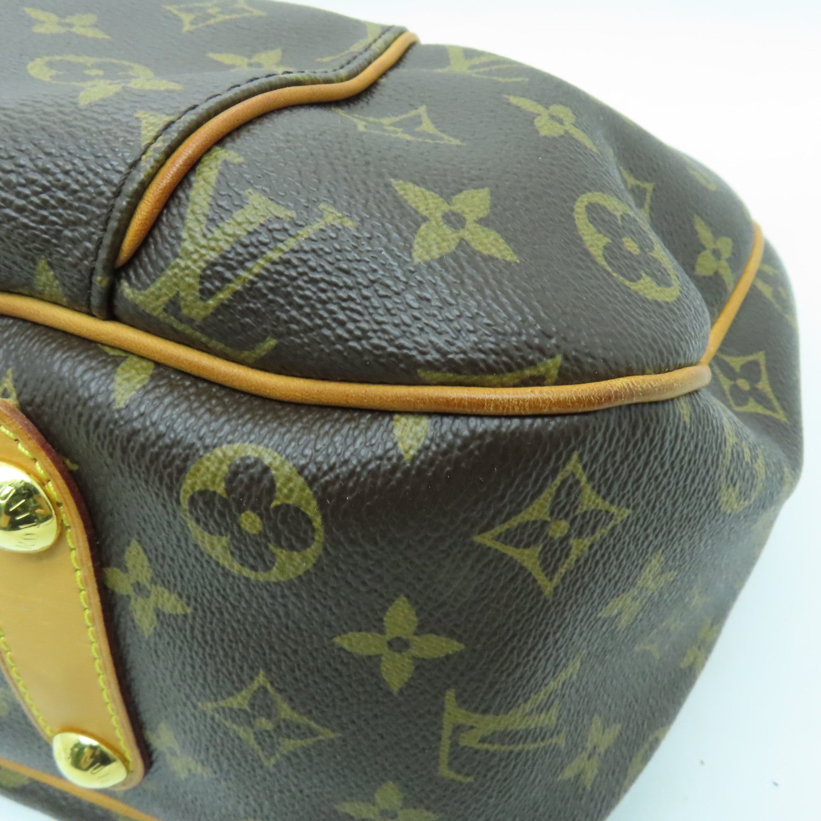 LOUIS VUITTON Monogram Galliera PM金扣手挽袋/肩背袋啡色