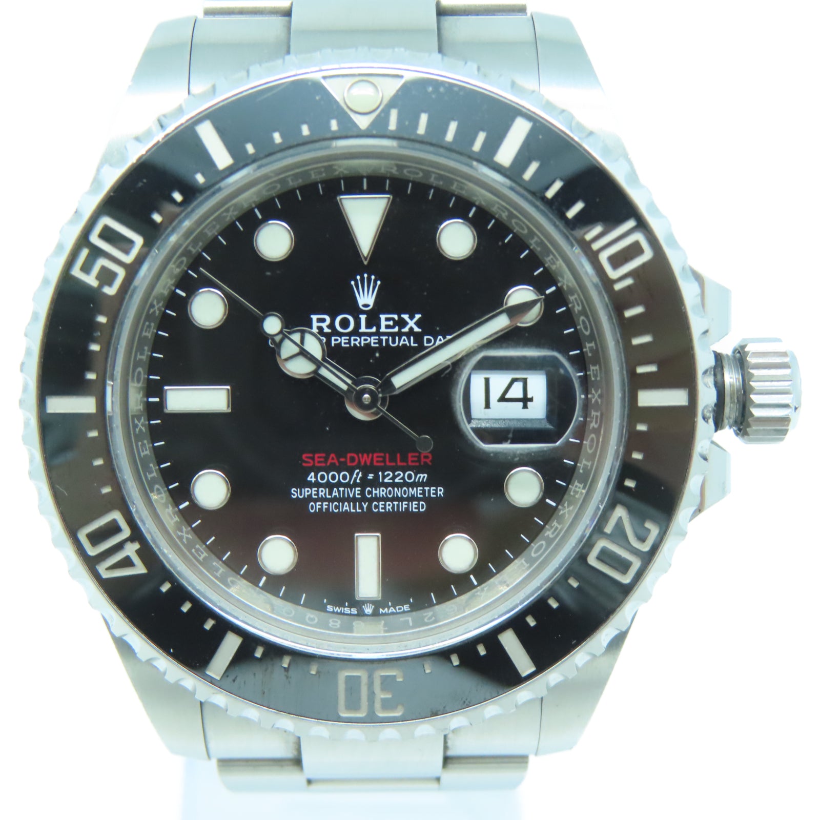 ROLEX Sea Dweller不鏽鋼手錶自動機芯黑色