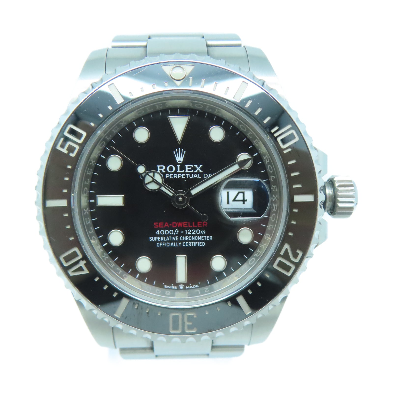 ROLEX Sea Dweller不鏽鋼手錶自動機芯黑色
