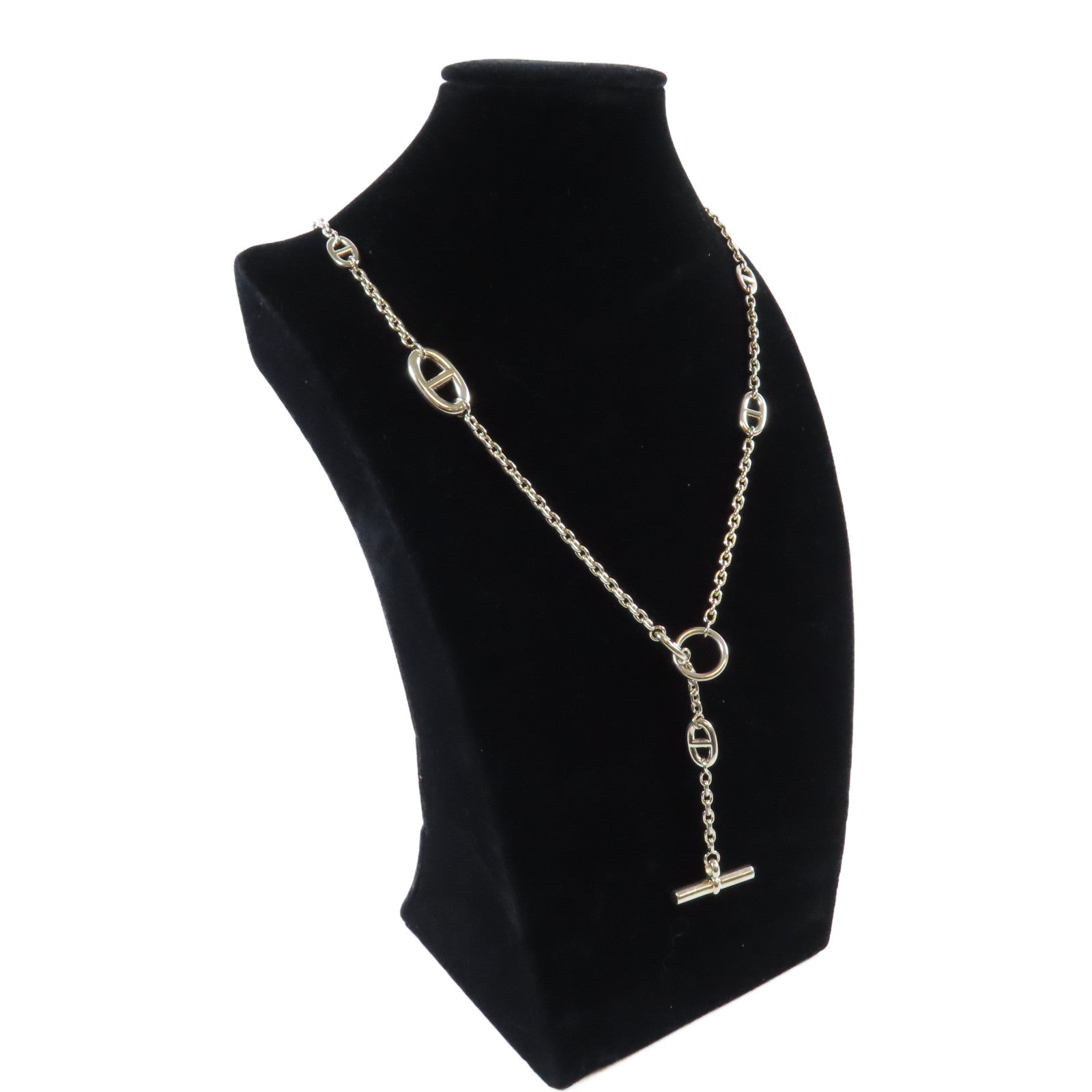 HERMES 925純銀Farandole Necklace銀扣項鍊