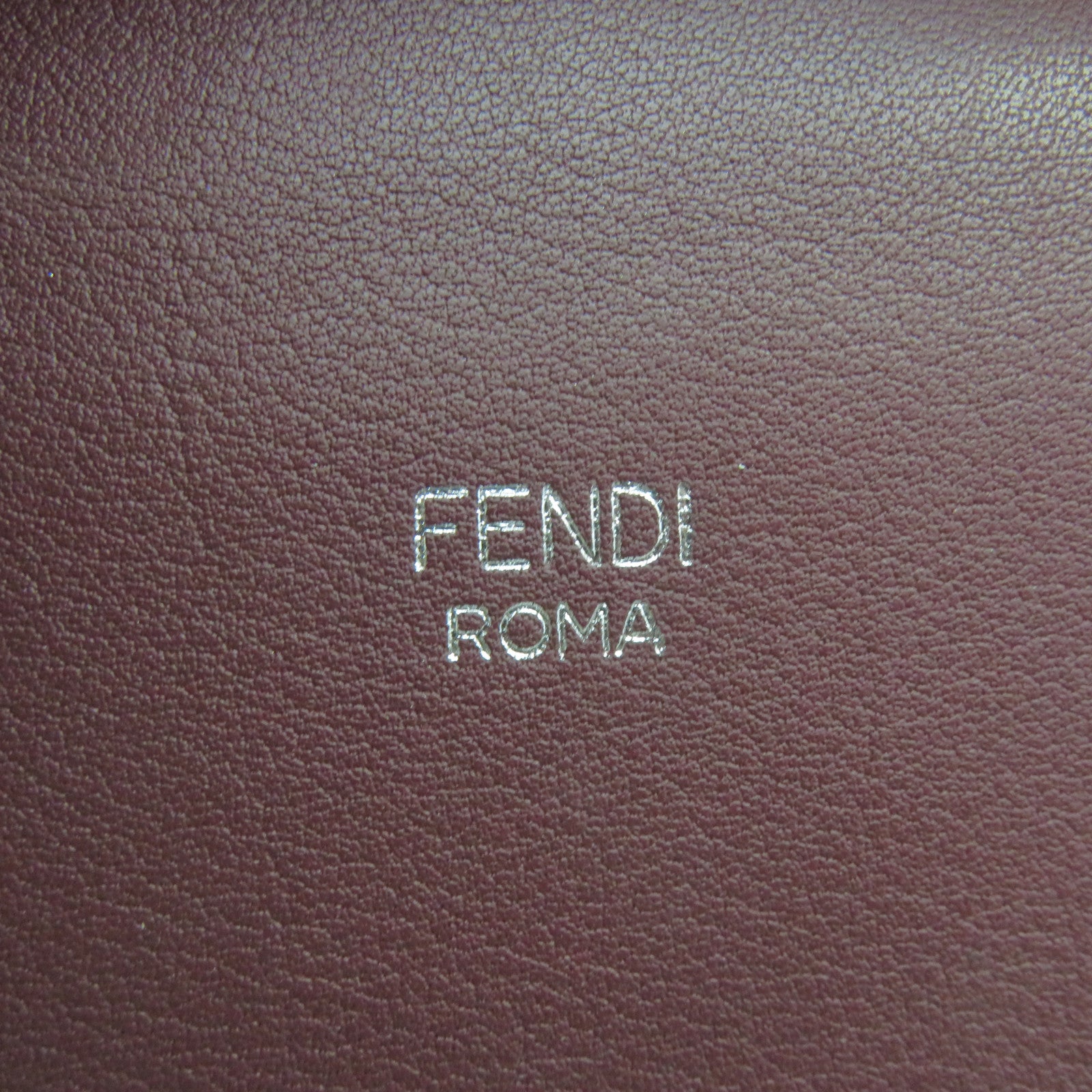 FENDI 牛皮皮革By The Way 2Way Shoulder Bag手挽肩背兩用袋酒紅色
