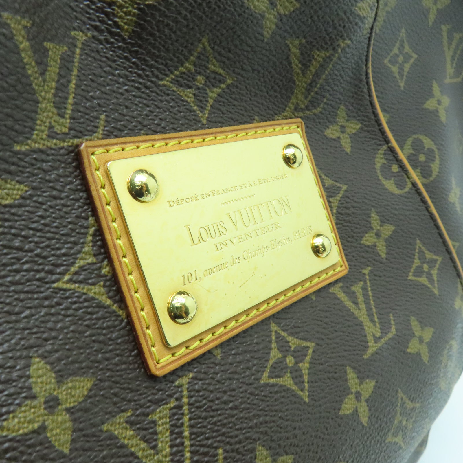 LOUIS VUITTON Monogram Galliera PM金扣手挽袋/肩背袋啡色