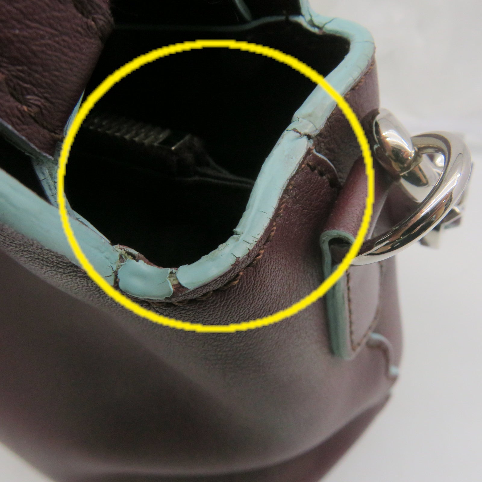 FENDI 牛皮皮革By The Way 2Way Shoulder Bag手挽肩背兩用袋酒紅色