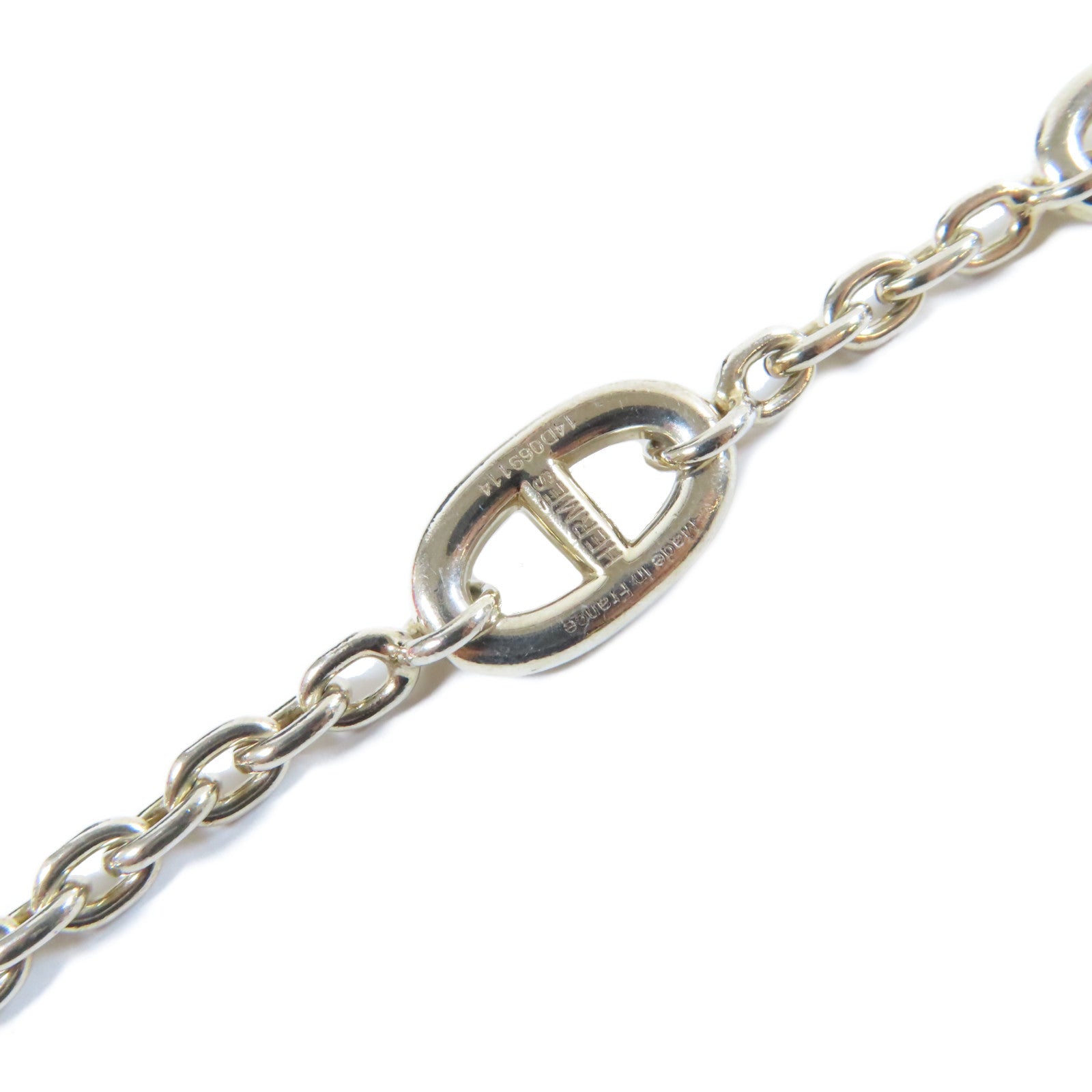 HERMES 925純銀Farandole Necklace銀扣項鍊