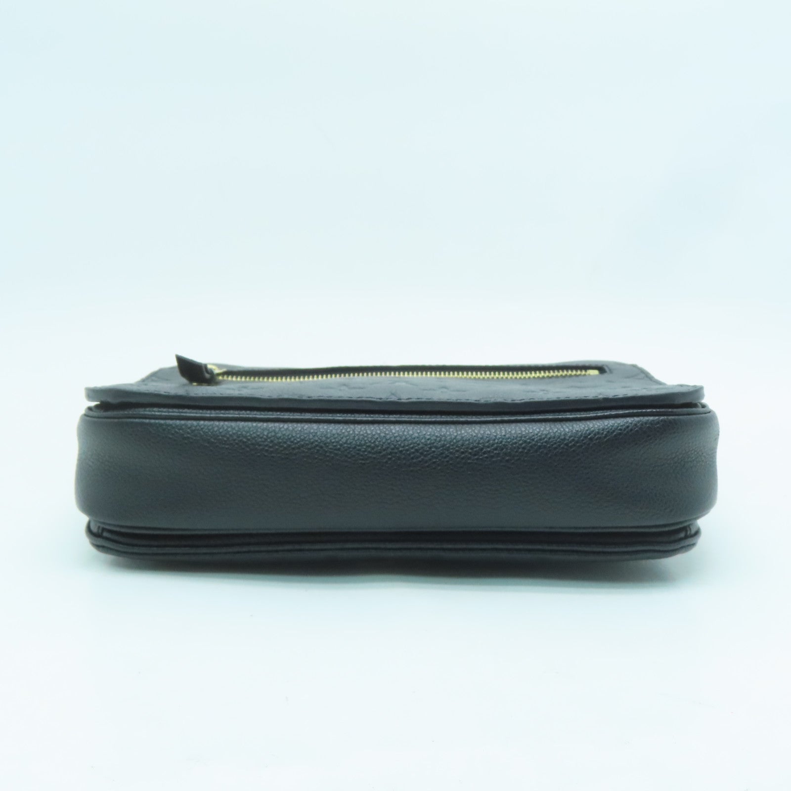 LOUIS VUITTON Monogram Empreinte Pochette Metis金扣手挽肩背兩用袋黑色