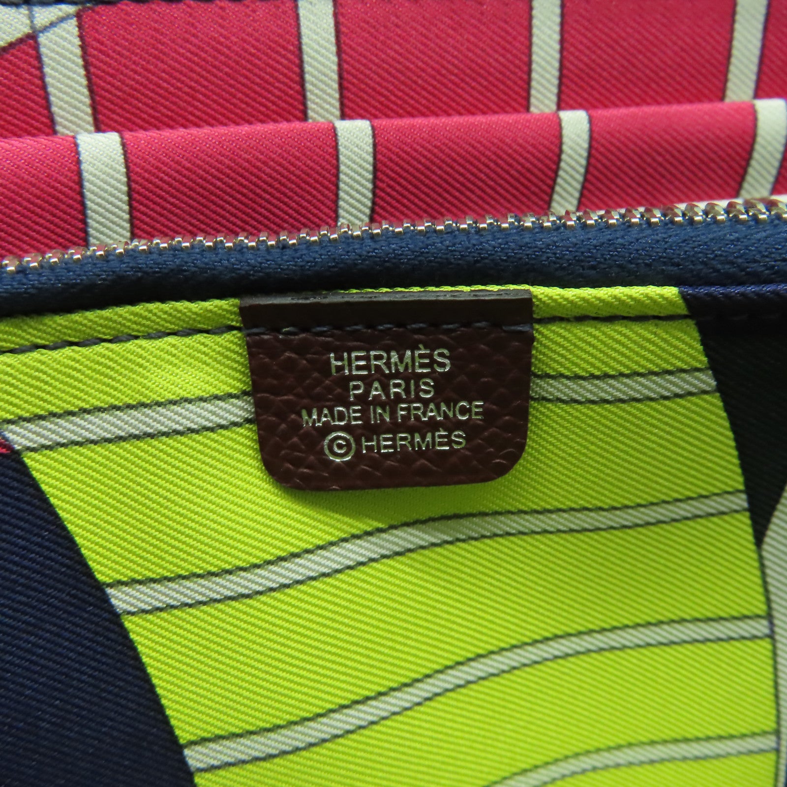 HERMES Epsom皮革Silkin Long Wallet銀扣長錢包愛馬仕紅色