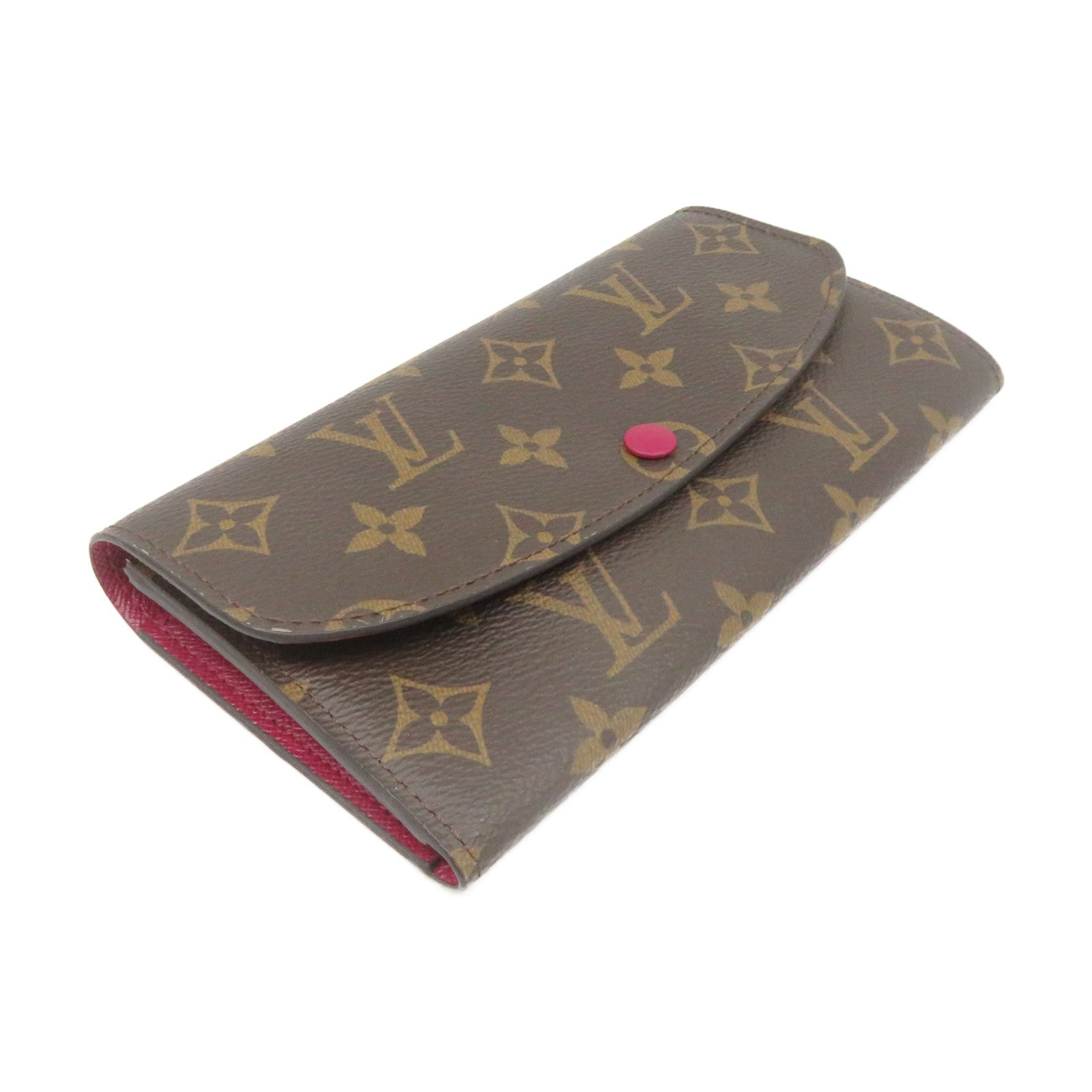 LOUIS VUITTON Monogram Emilie Long wallet长钱包啡色