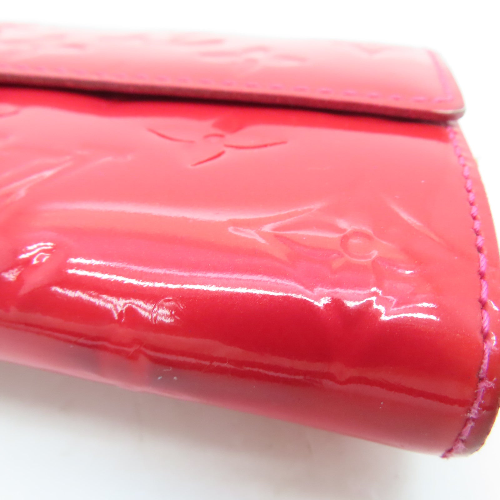 LOUIS VUITTON 【激減優惠】Venis Long Wallet金扣長錢包紅色