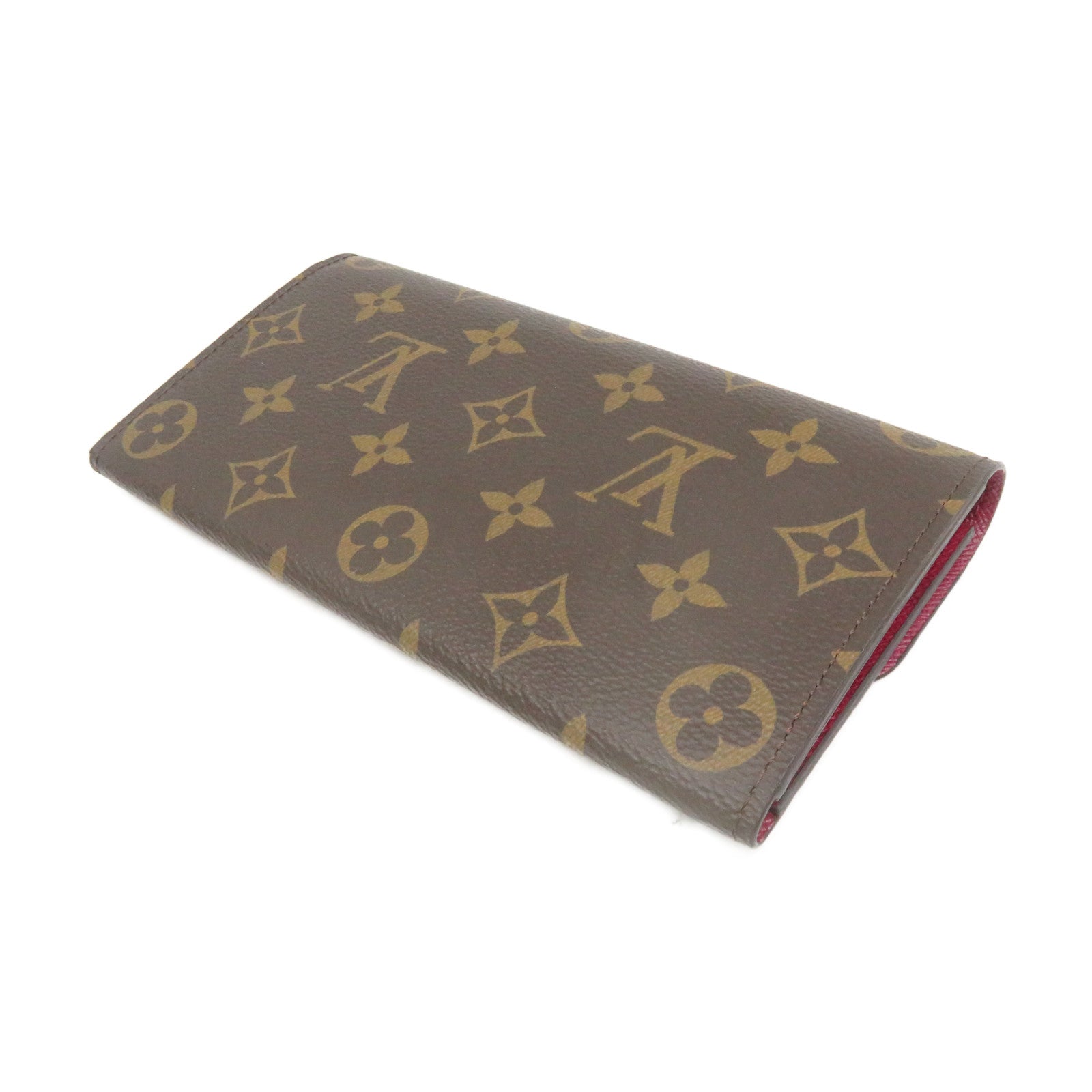 LOUIS VUITTON Monogram Emilie Long wallet长钱包啡色