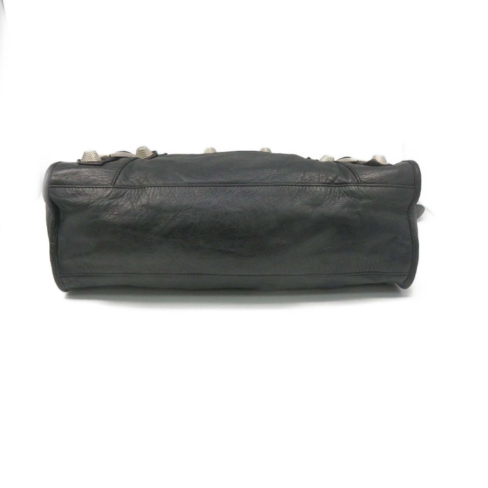 BALENCIAGA 牛皮皮革Giant City 2Way Shoulder Bag手挽肩背两用袋黑色