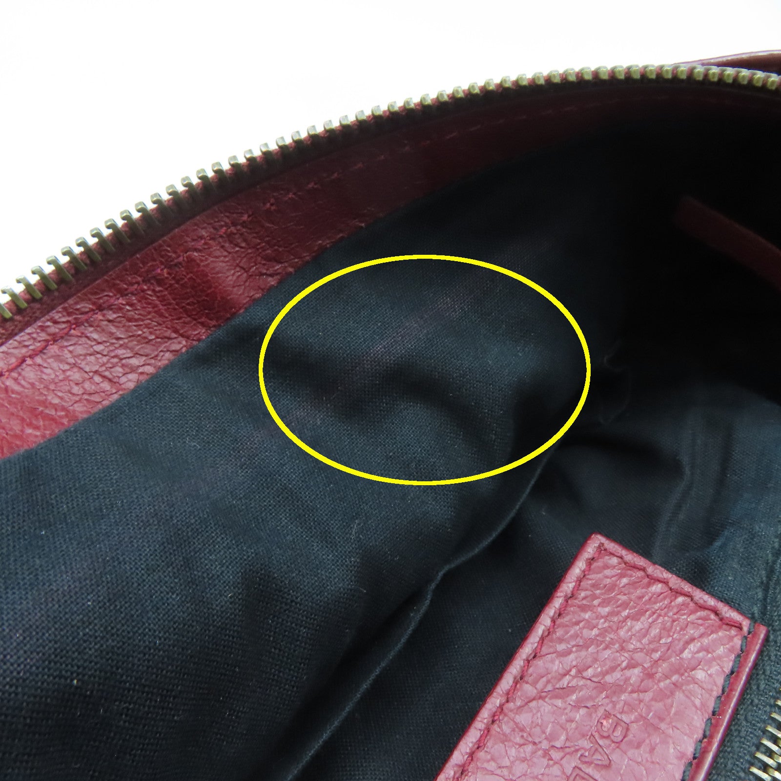 BALENCIAGA 牛皮皮革Mini City手挽肩背兩用袋紅色