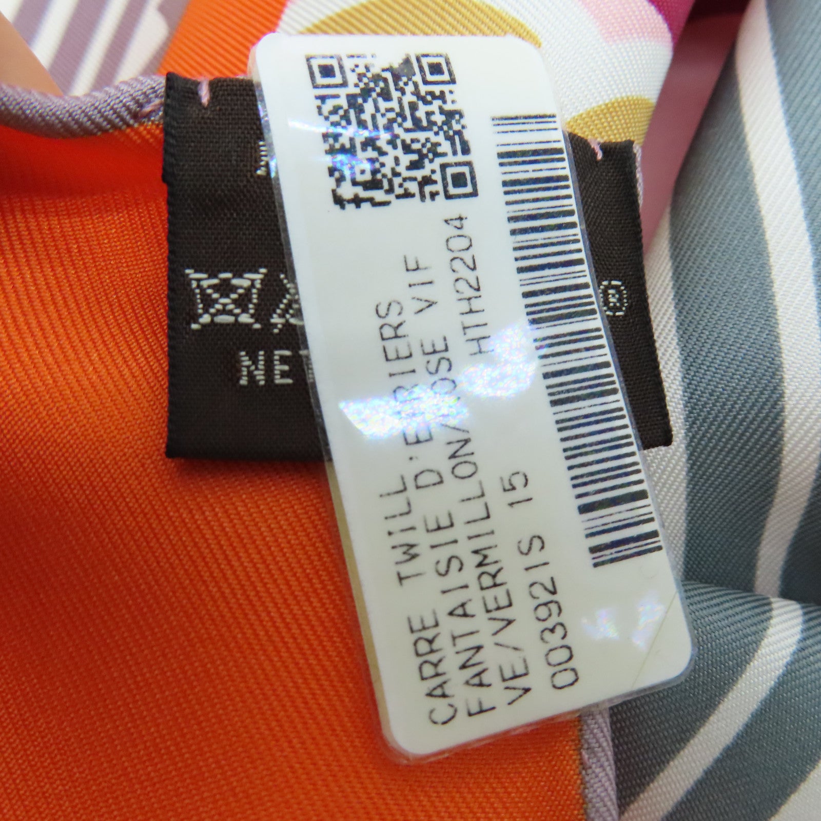 HERMES 丝质Scarf 90x90丝巾橙色