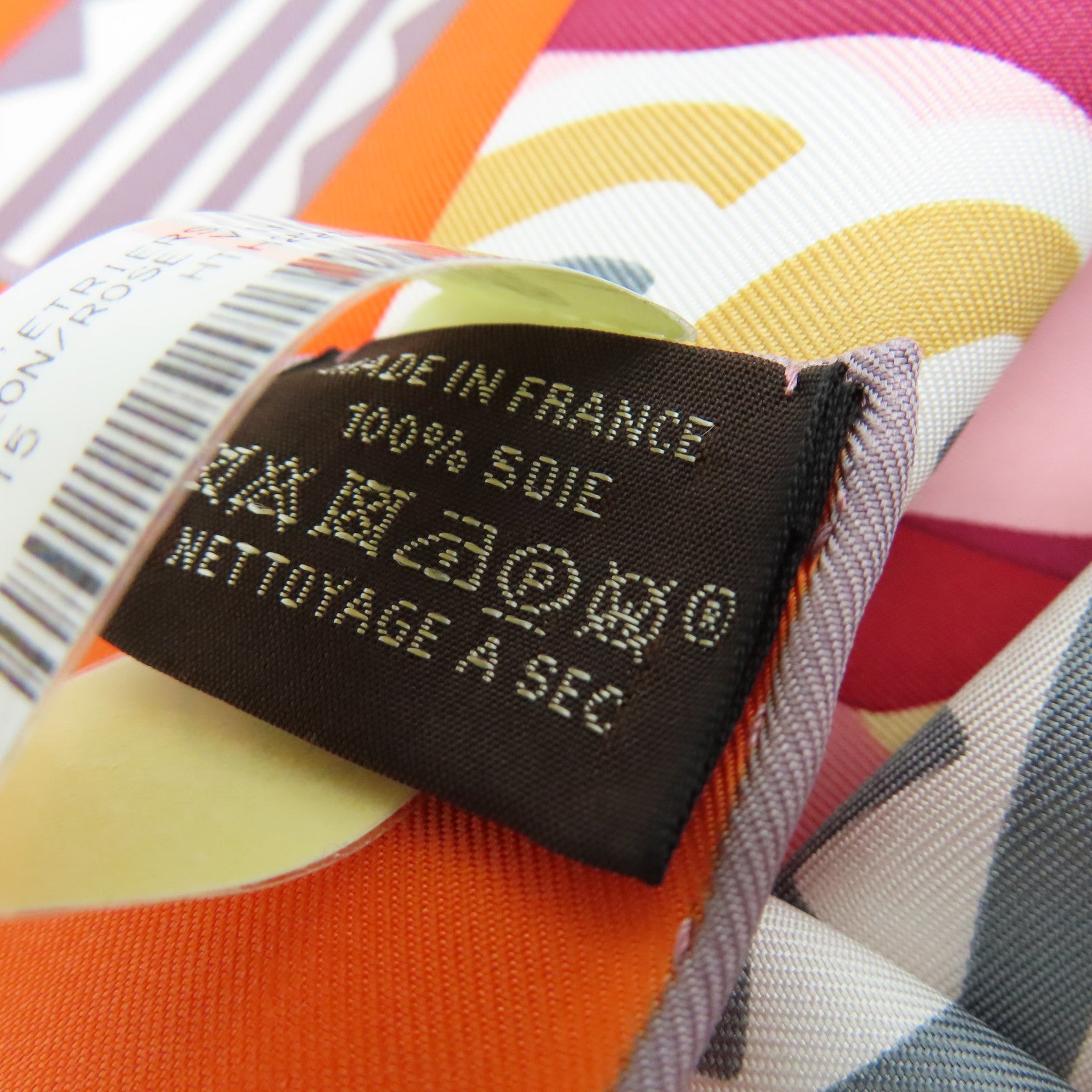 HERMES 丝质Scarf 90x90丝巾橙色