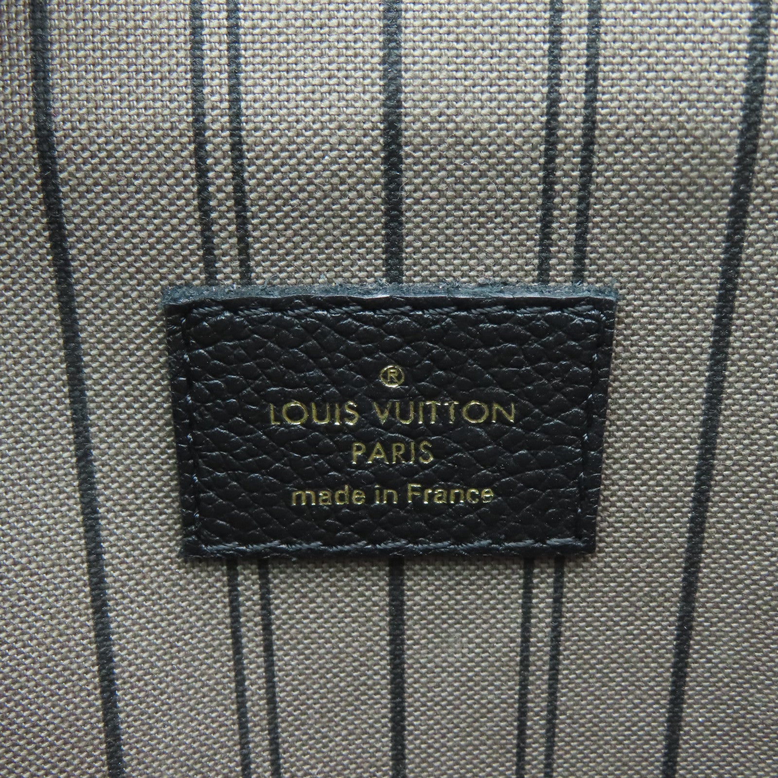 LOUIS VUITTON Monogram Empreinte Pochette Metis金扣手挽肩背兩用袋黑色