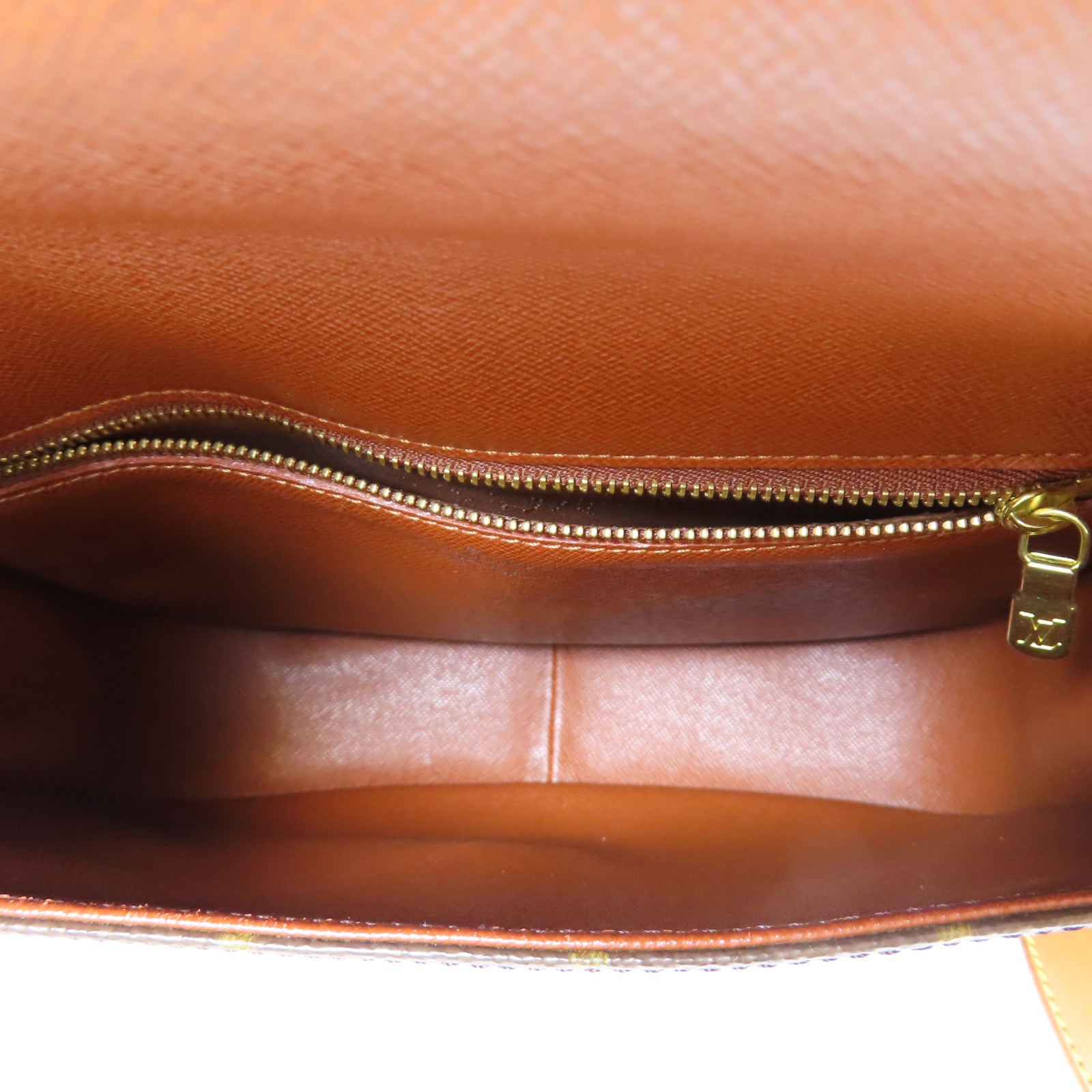 LOUIS VUITTON Monogram Saint Cloud金扣肩背袋啡色