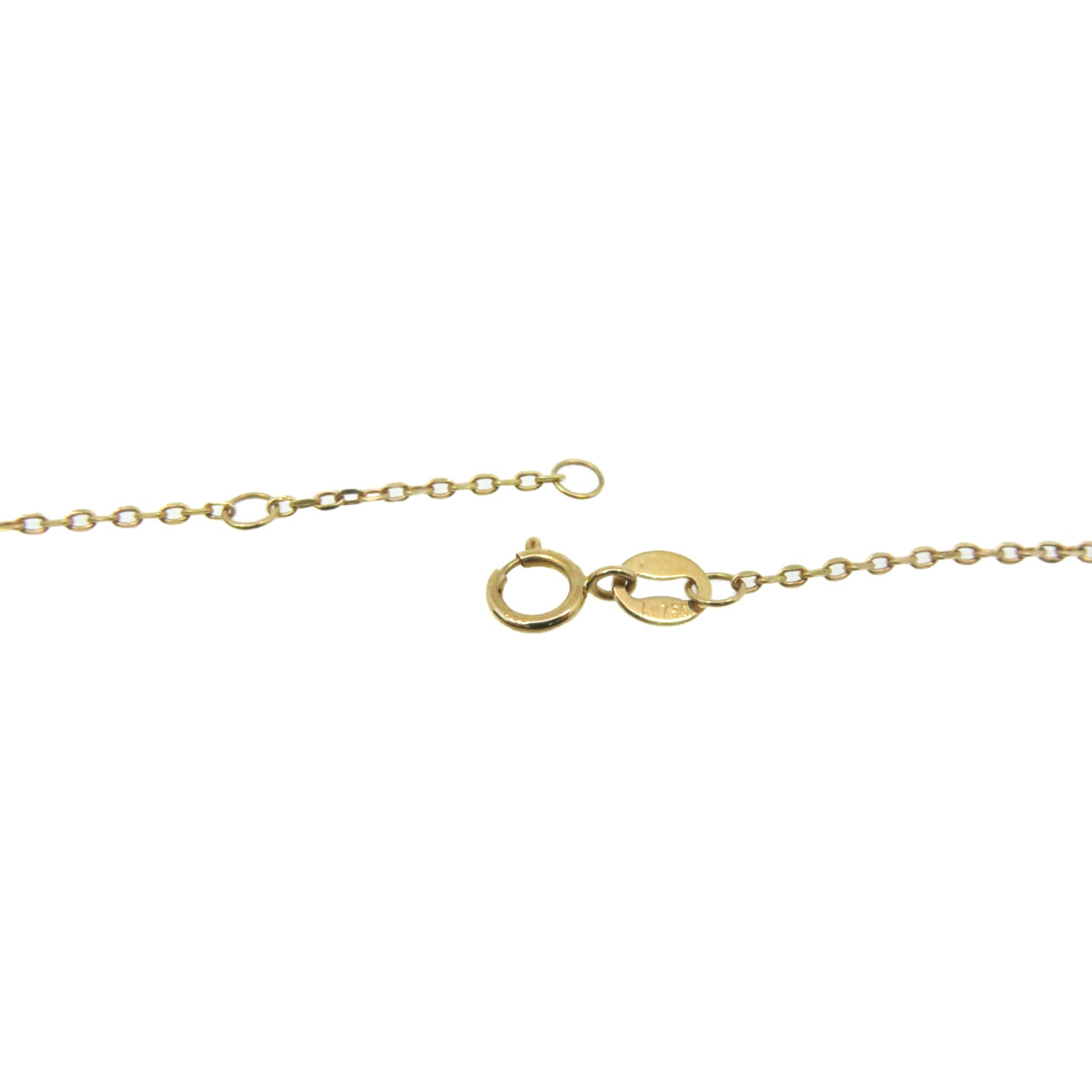 JEWELRY 【激減優惠】18K玫瑰金/0.32ct綠寶石/0.01ct鑽石Emerald Necklace項鏈