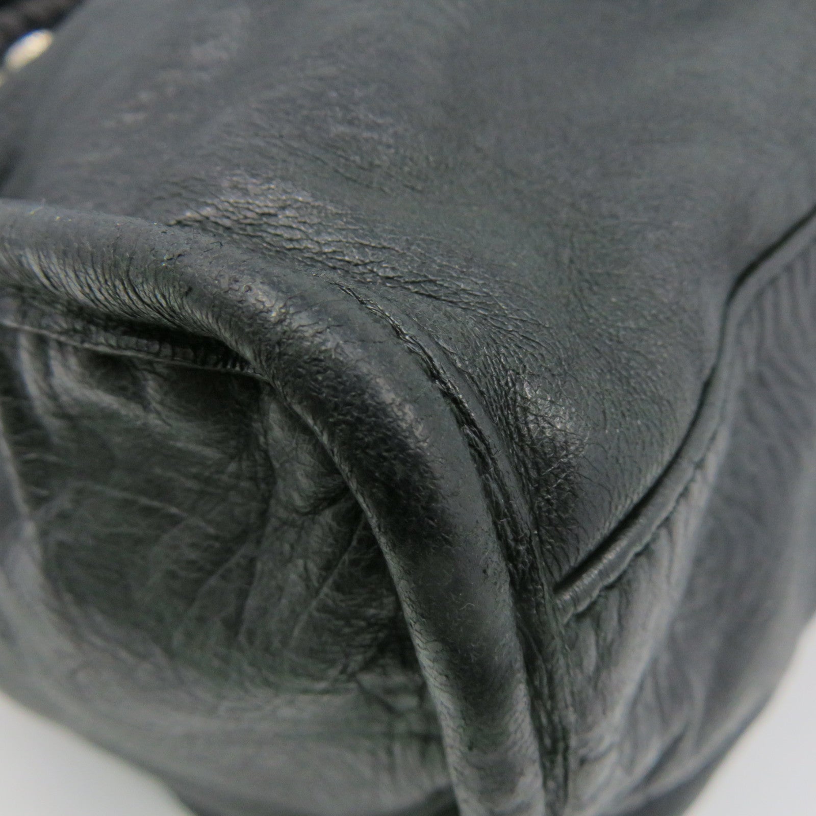 BALENCIAGA 牛皮皮革Giant City 2Way Shoulder Bag手挽肩背两用袋黑色