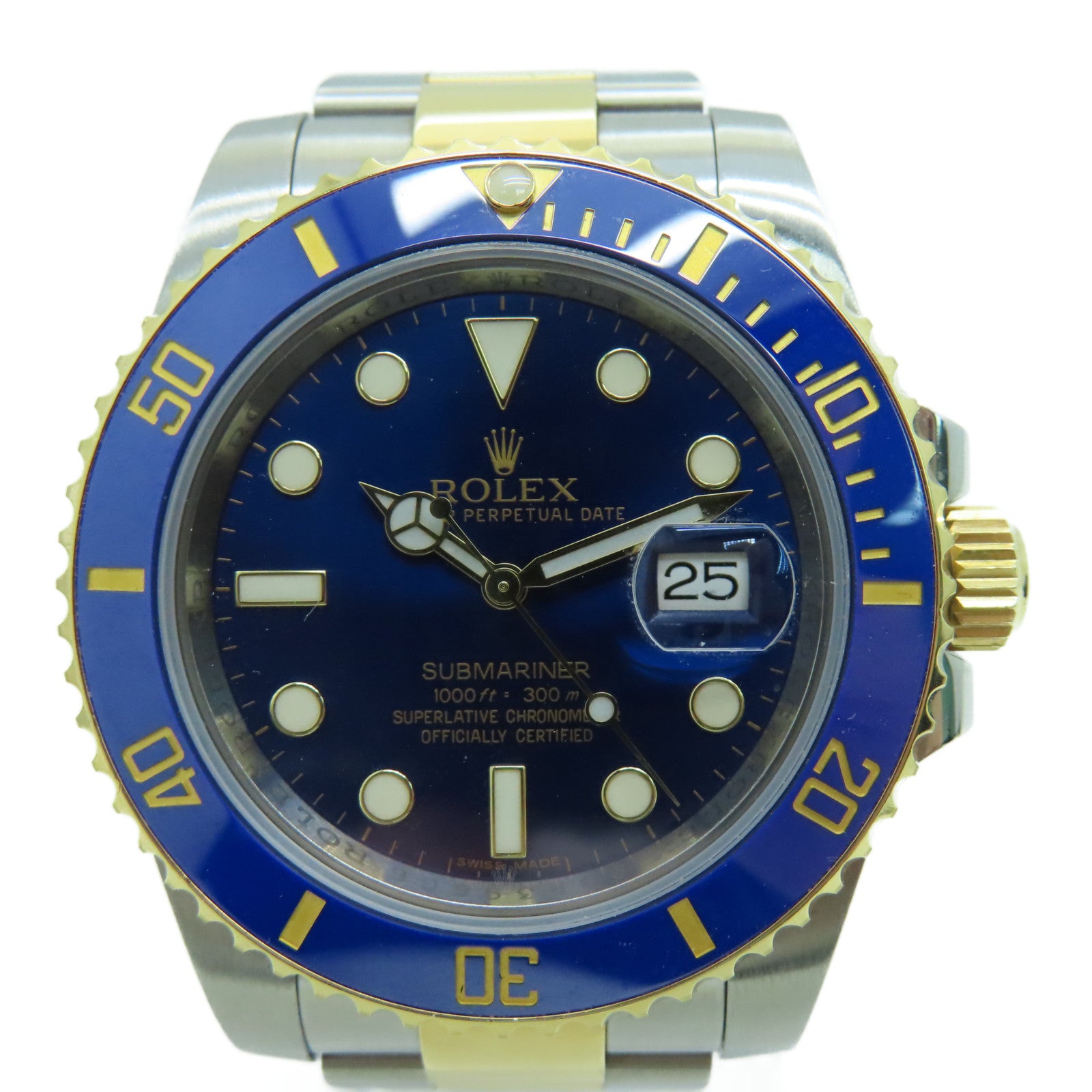 ROLEX Submarinar Date 白金/18K不锈钢手表自动机芯盖色