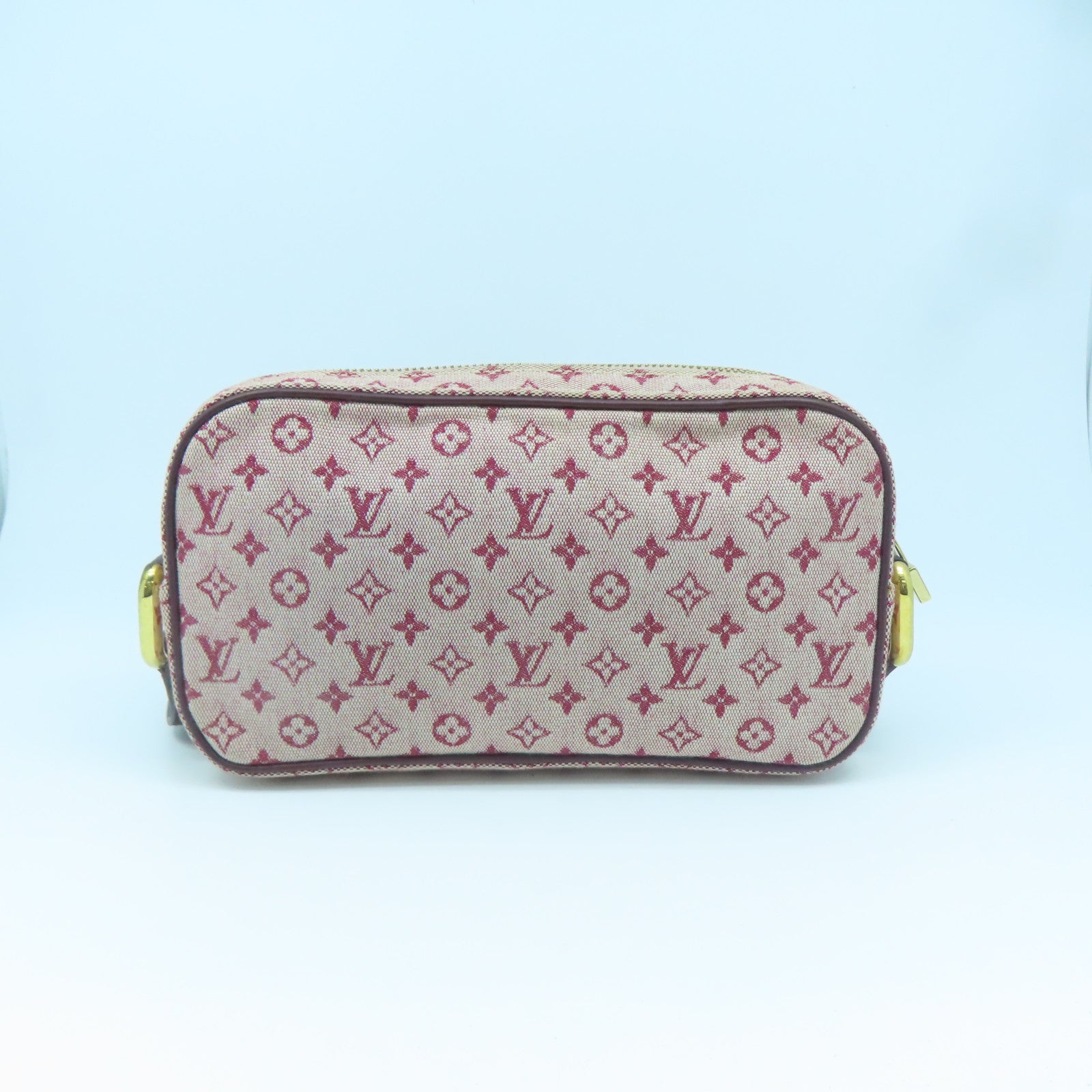 LOUIS VUITTON Monogram Mini Juliet金扣肩背袋紅色