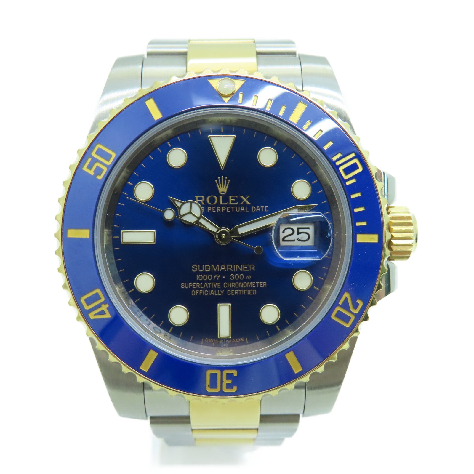 ROLEX Submarinar Date 白金/18K不锈钢手表自动机芯盖色