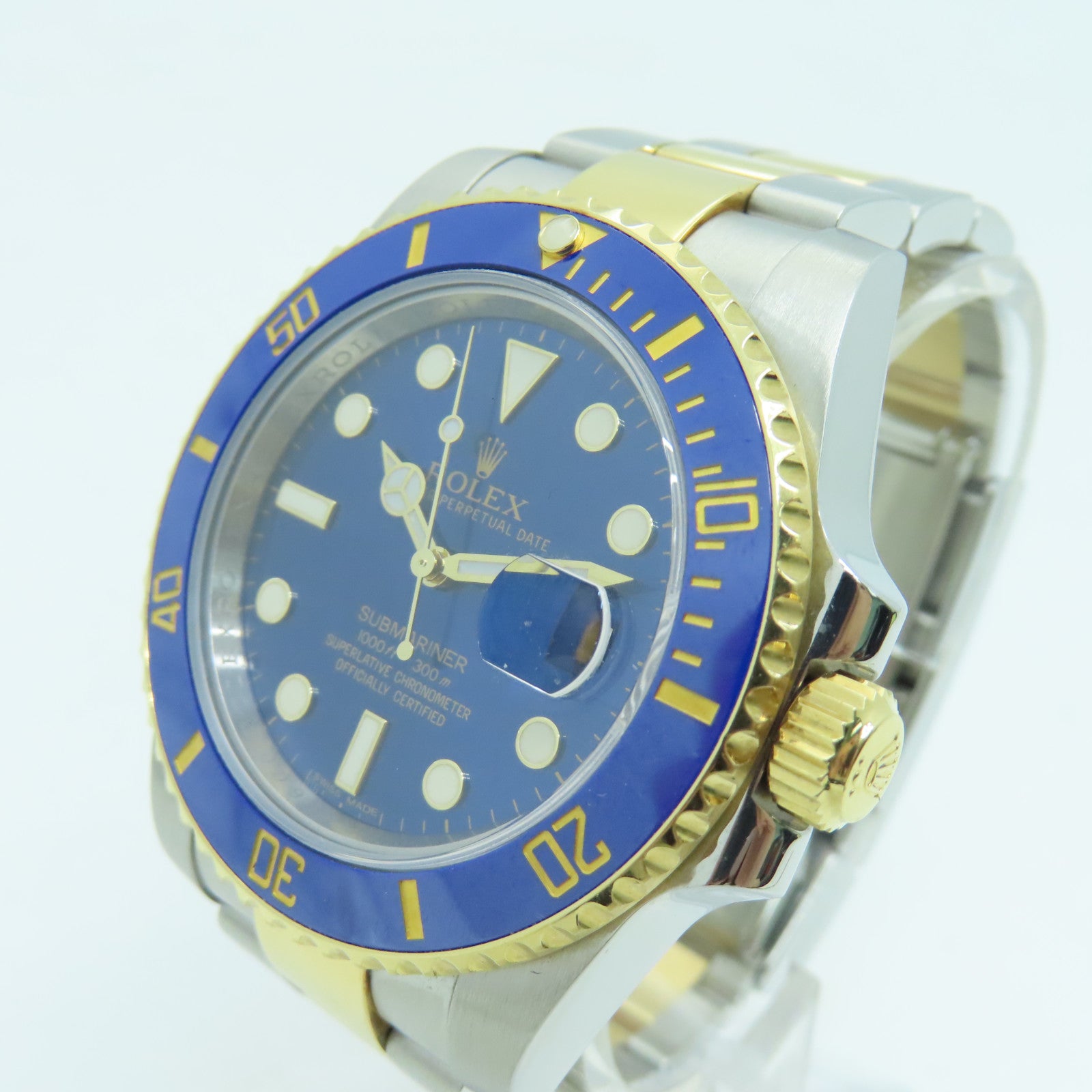 ROLEX Submarinar Date 白金/18K不锈钢手表自动机芯盖色