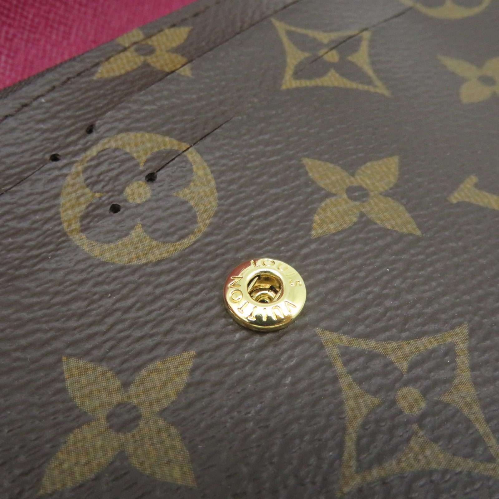 LOUIS VUITTON Monogram Emilie Long wallet长钱包啡色