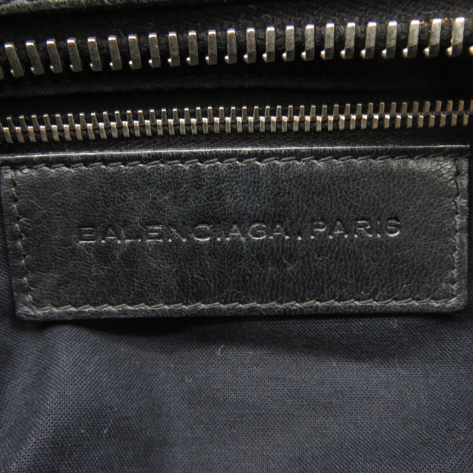 BALENCIAGA 牛皮皮革Giant City 2Way Shoulder Bag手挽肩背两用袋黑色