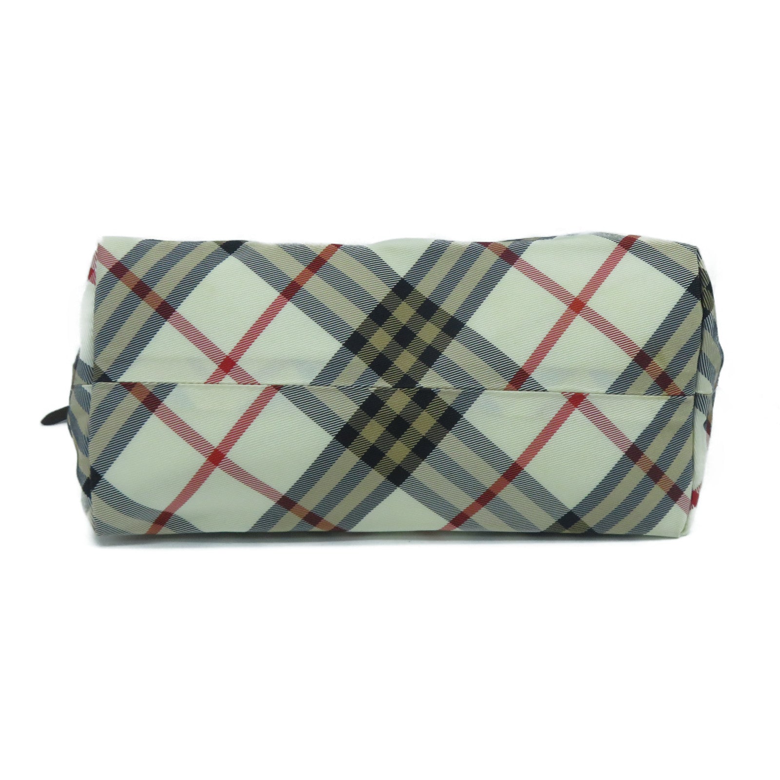BURBERRY 帆布Shoulder Bag銀扣肩背袋啡色/米色
