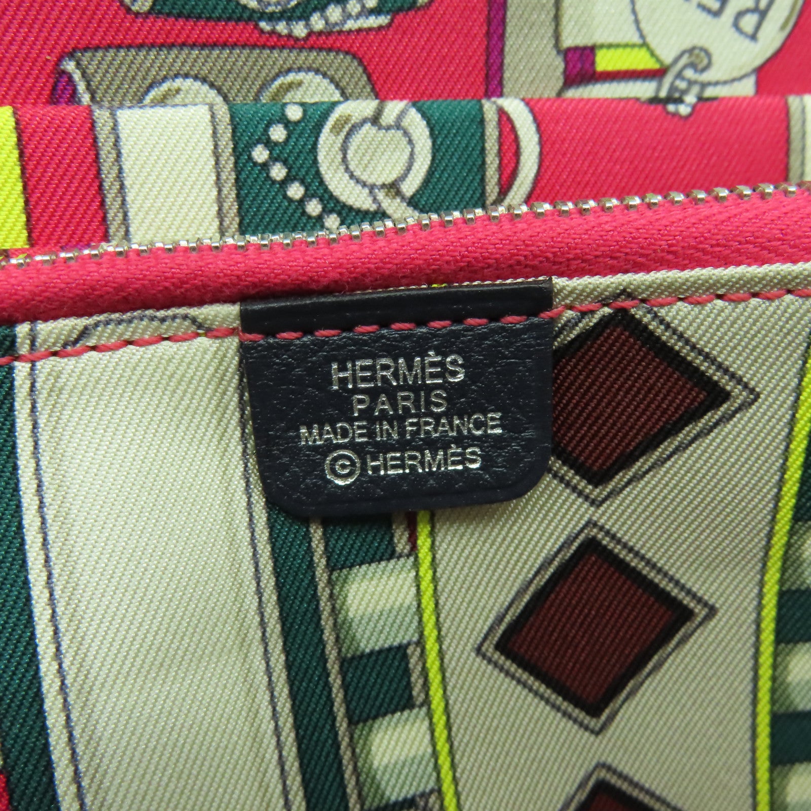 HERMES Epsom皮革Silkin Long Wallet銀扣長錢包Bleu Nuit午夜藍色