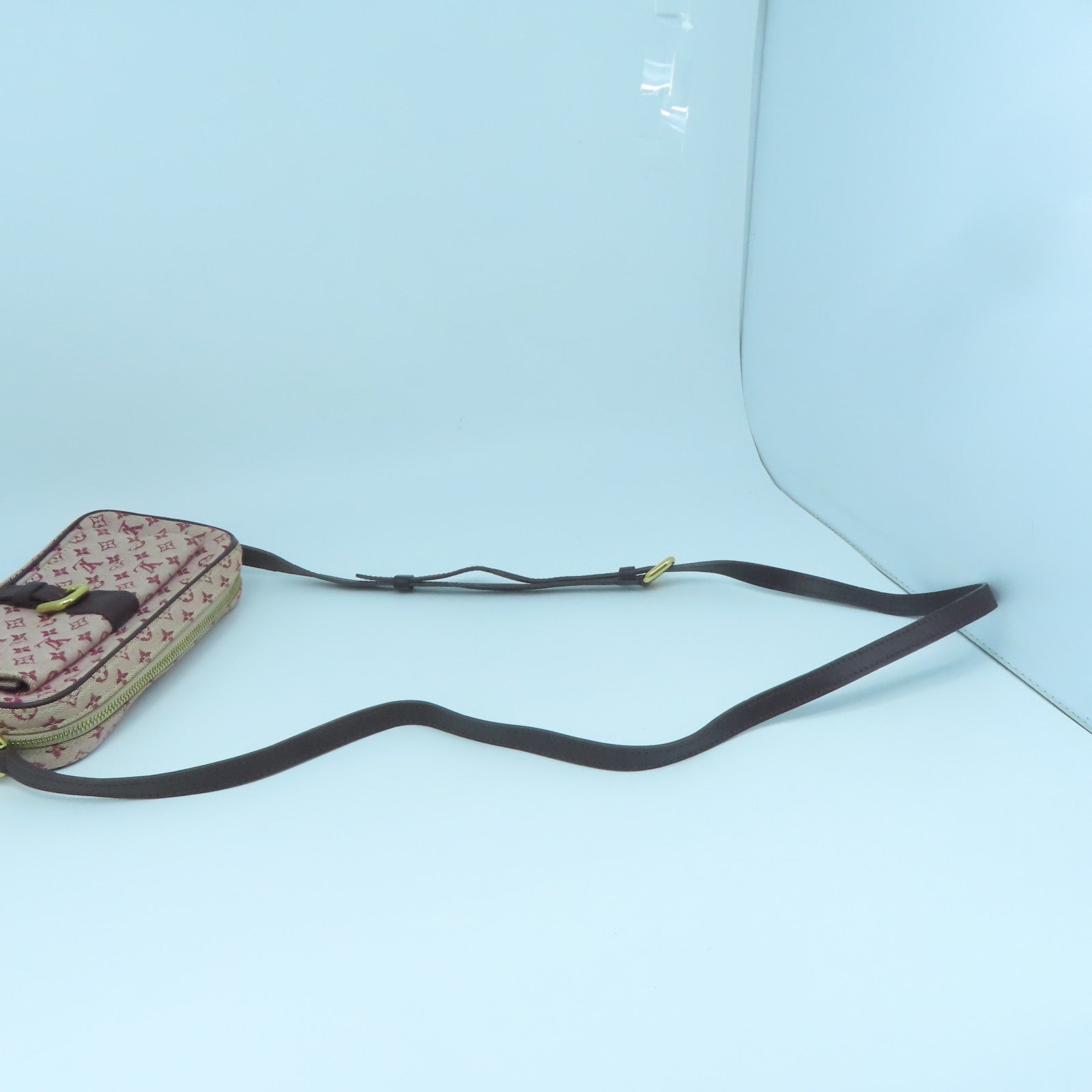 LOUIS VUITTON Monogram Mini Juliet金扣肩背袋紅色