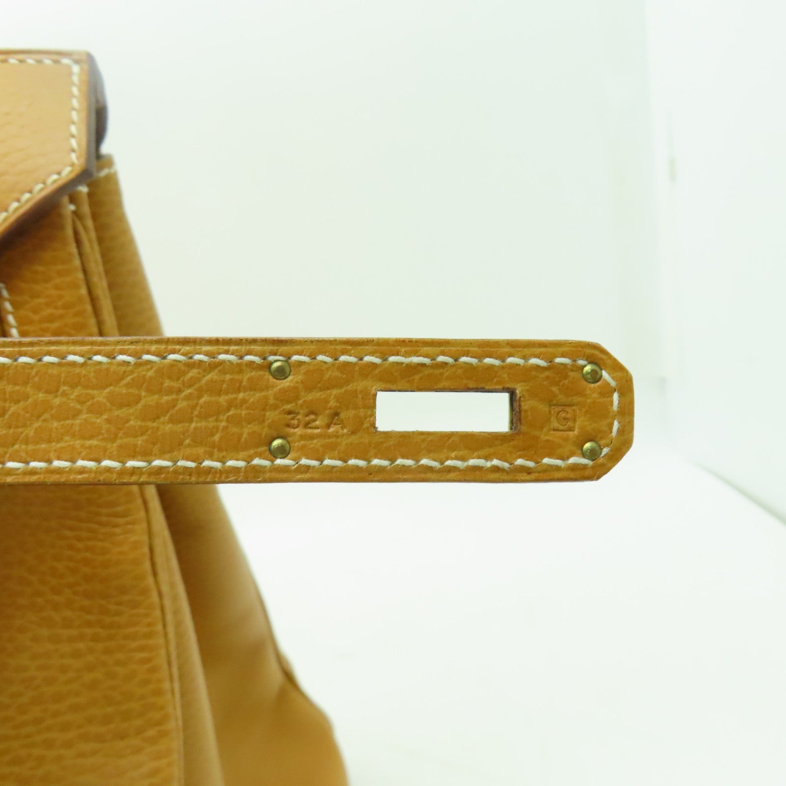 HERMES Ardennes皮革Birkin 40金扣手挽袋啡色