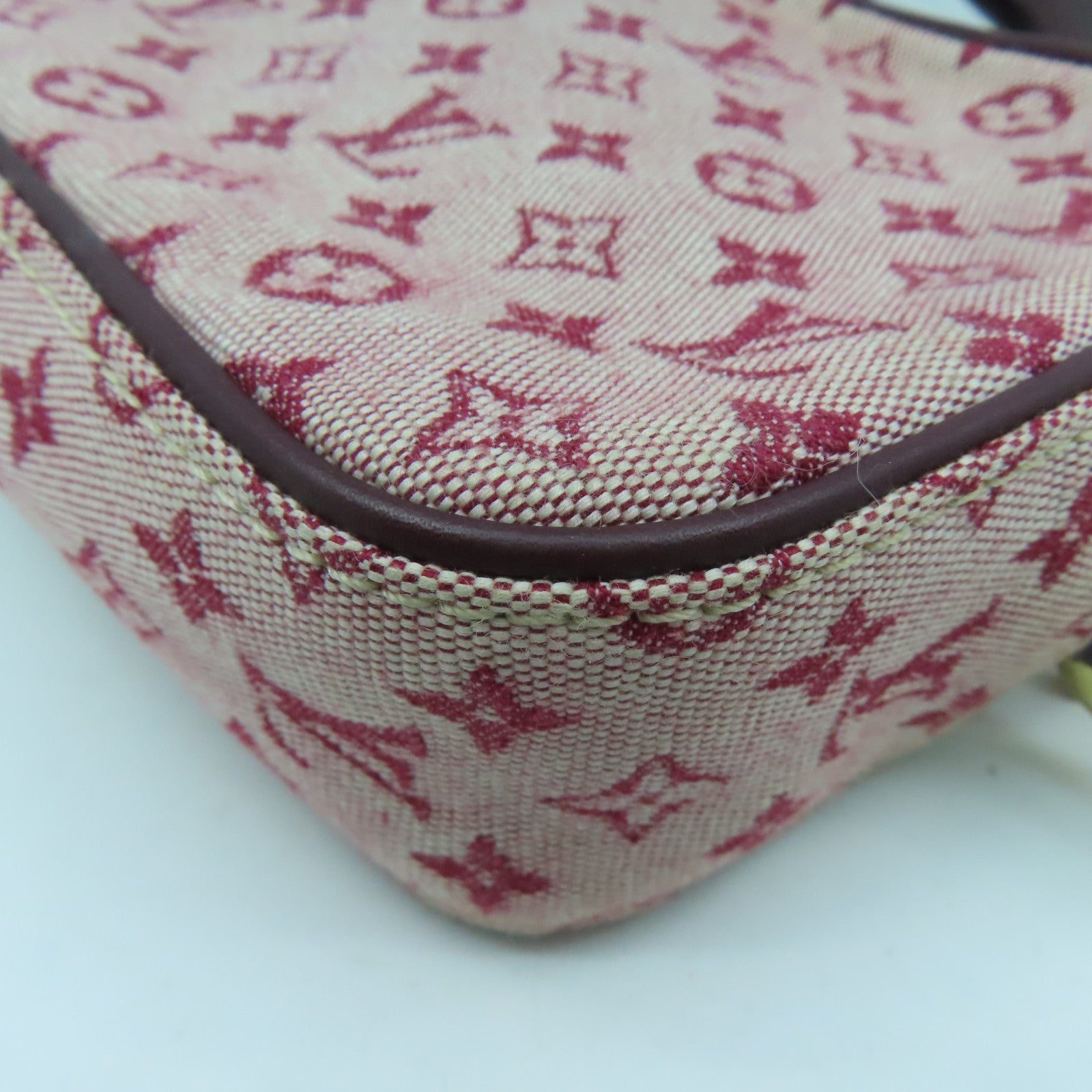 LOUIS VUITTON Monogram Mini Juliet金扣肩背袋紅色