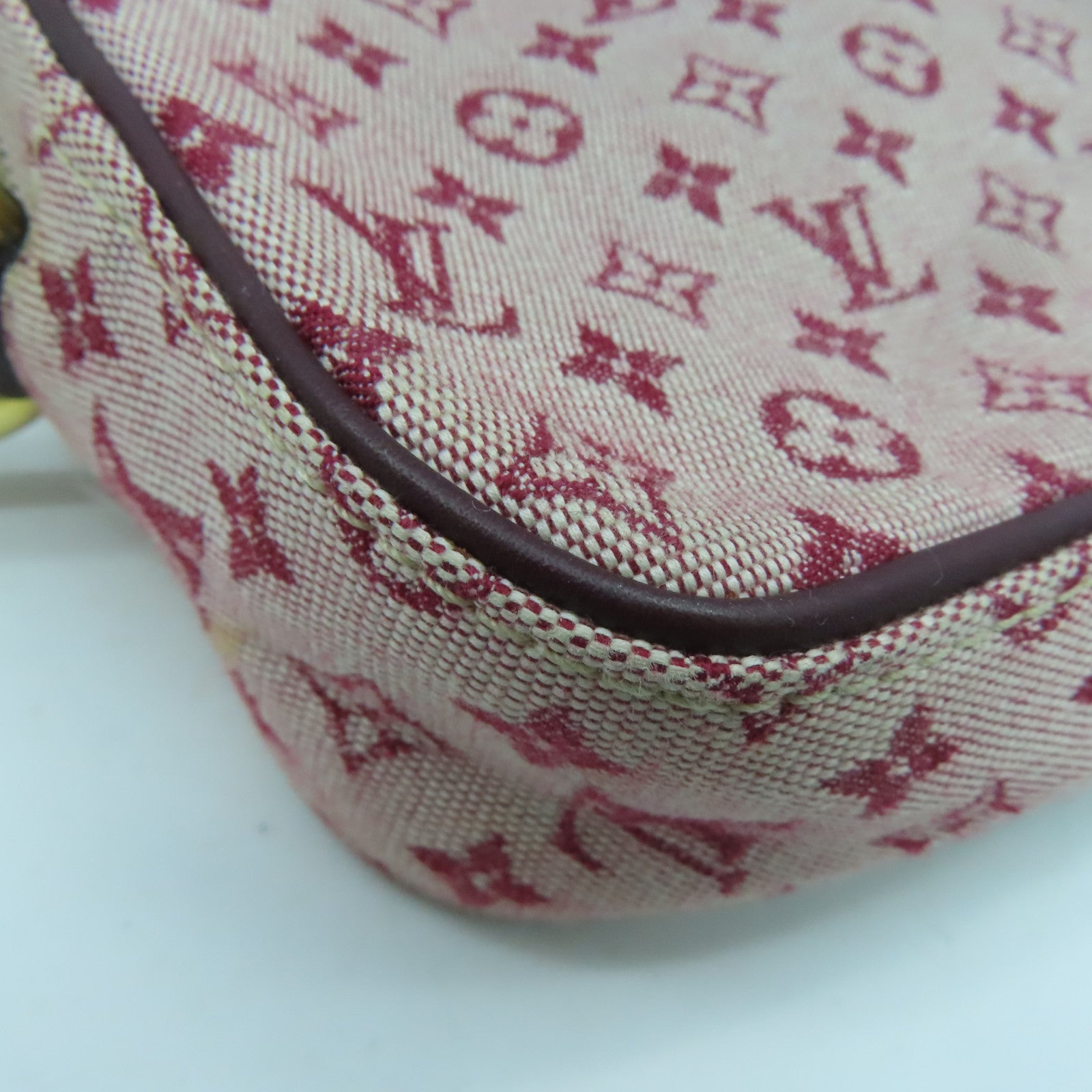 LOUIS VUITTON Monogram Mini Juliet金扣肩背袋紅色