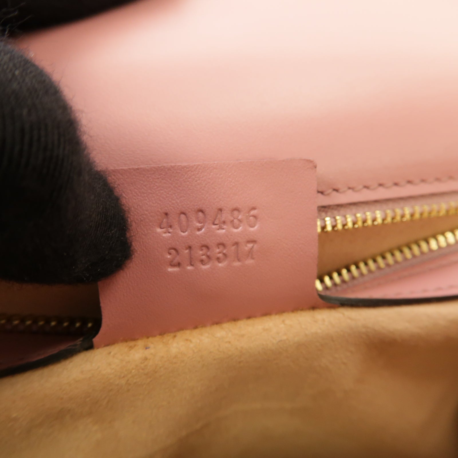 GUCCI 牛皮皮革Chain Shoulder Bag金扣鏈帶肩背袋粉紅色