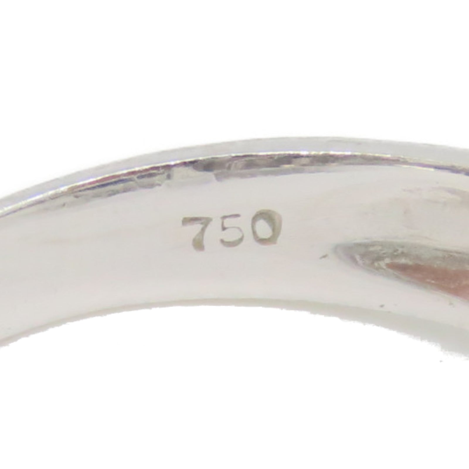 JEWELRY 【激减优惠】18K白金Sapphire Ring蓝宝石戒指US#4.5