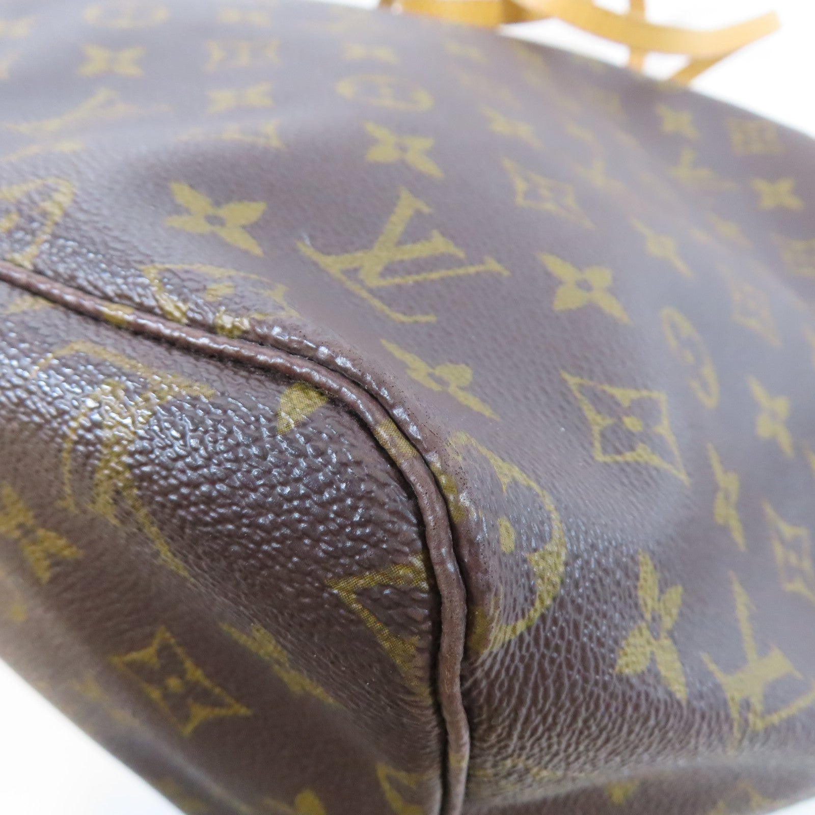 LOUIS VUITTON Monogram Neverfull GM金扣肩背袋啡色
