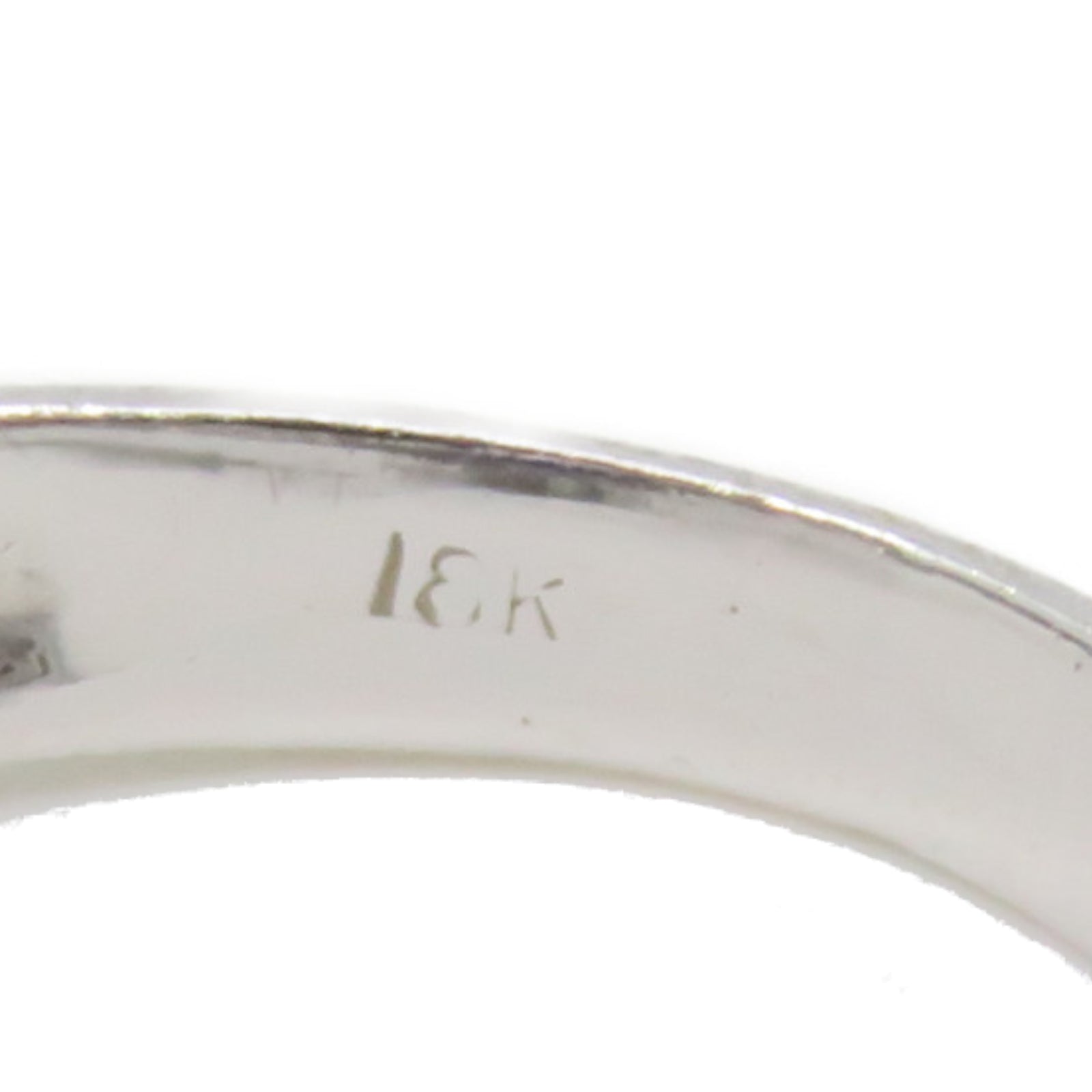 JEWELRY 【激减优惠】18K白金Sapphire Ring蓝宝石戒指US#4.5