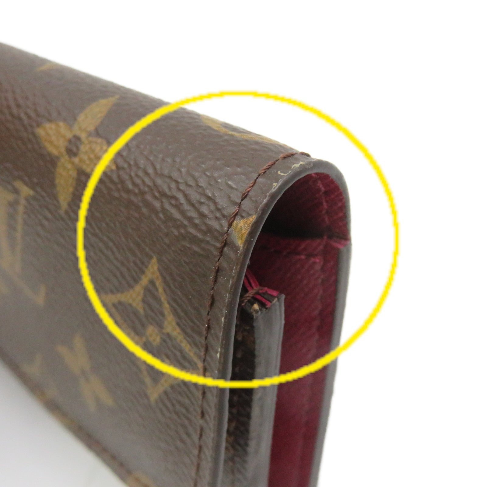 LOUIS VUITTON Monogram Emilie Long wallet长钱包啡色