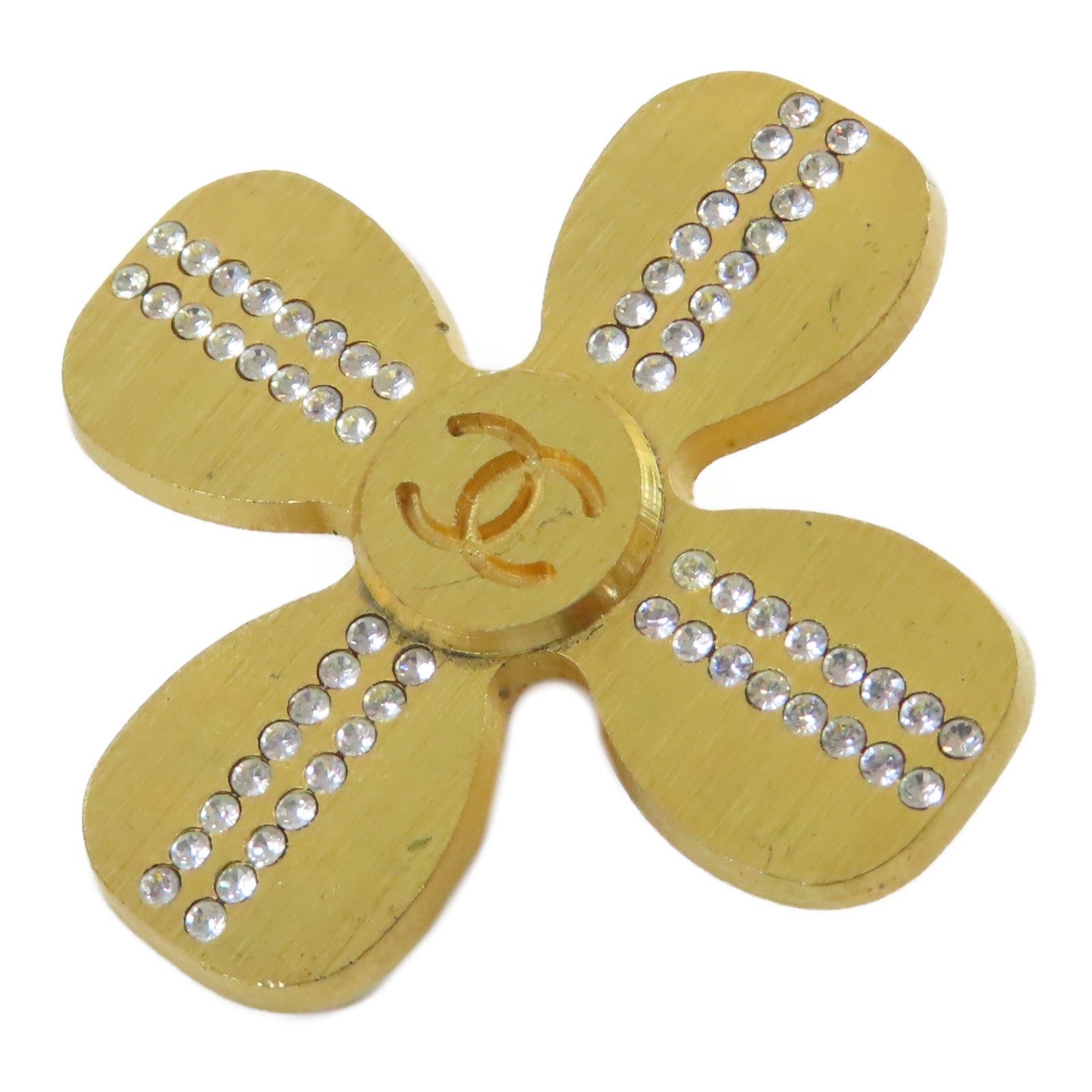 CHANEL 金屬Brooch胸針金色