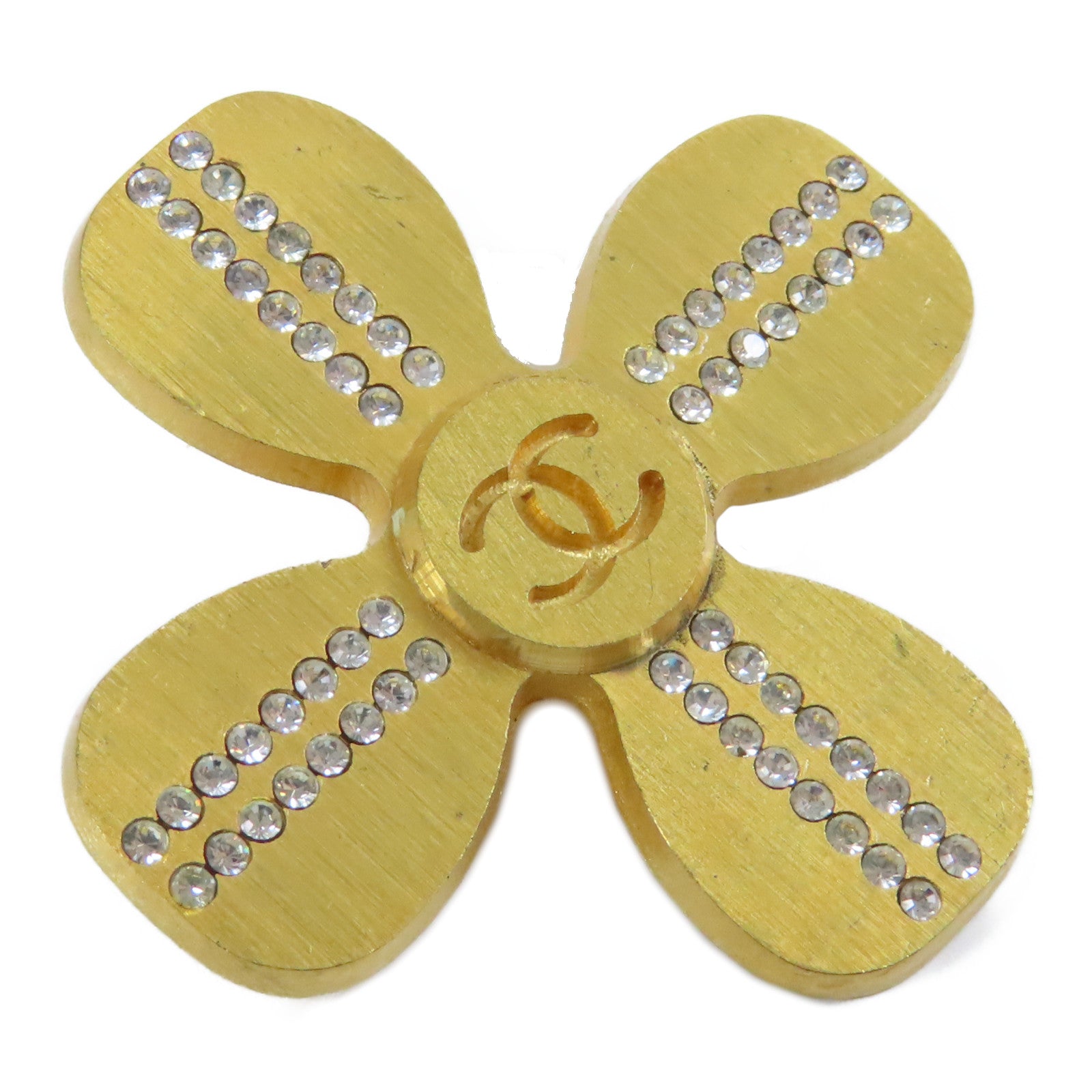 CHANEL 金屬Brooch胸針金色
