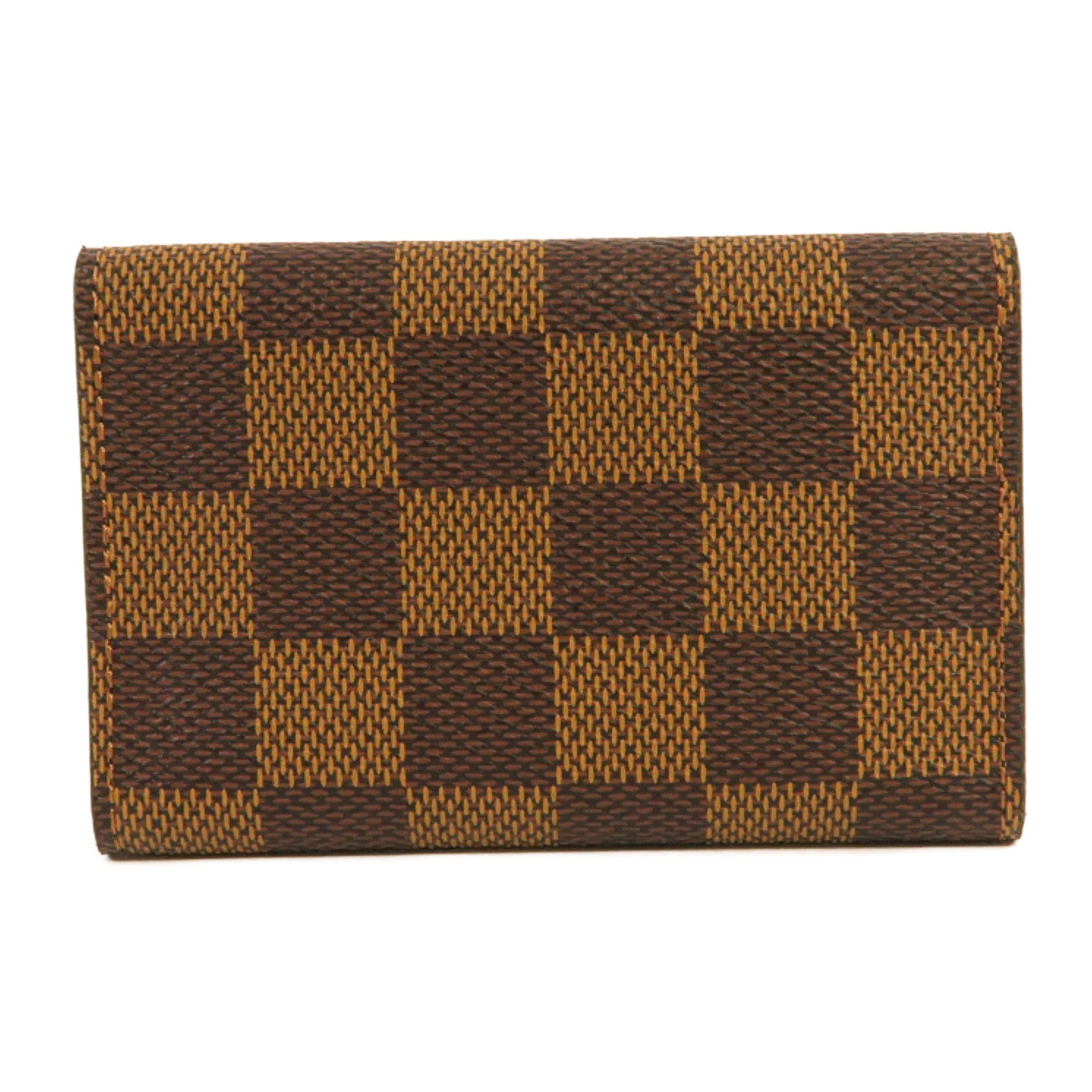 LOUIS VUITTON Damier Ebene 6 Key Holder金扣鎖匙包啡色