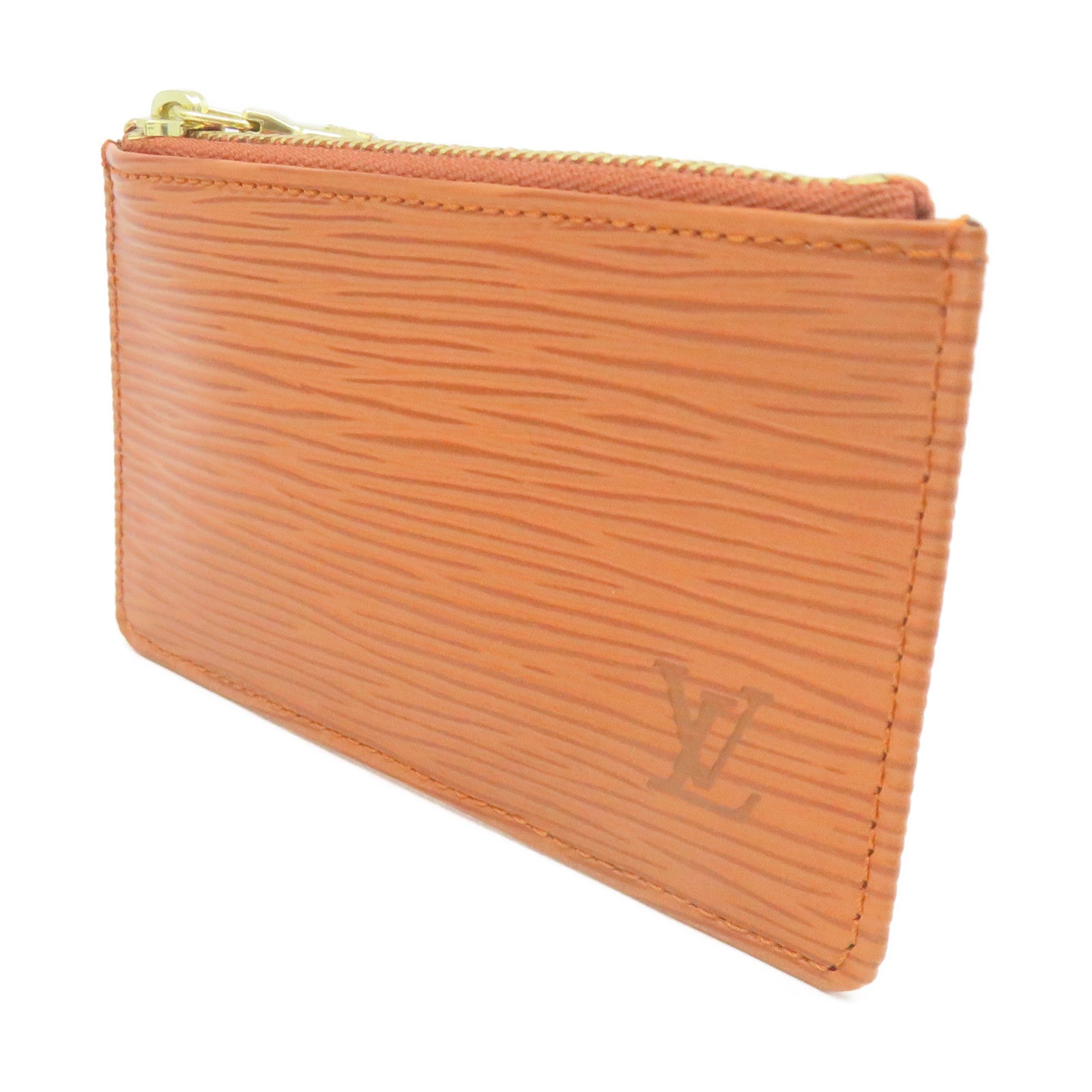 LOUIS VUITTON Epi Pochette Cles Coin Purse Coin Purse Brown