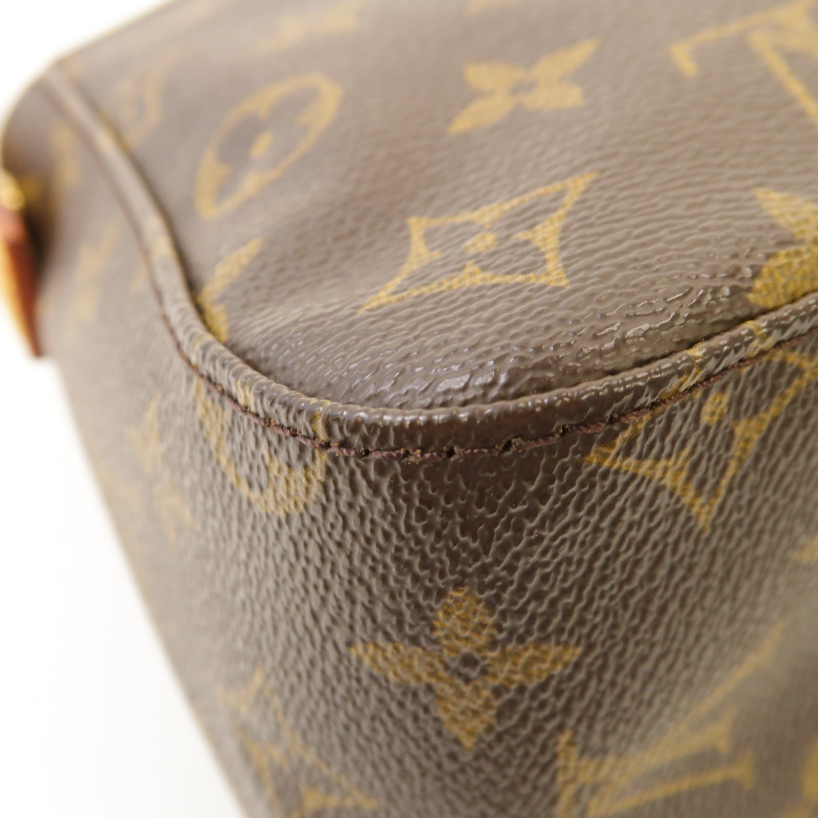LOUIS VUITTON Monogram Looping金扣肩背袋棕色