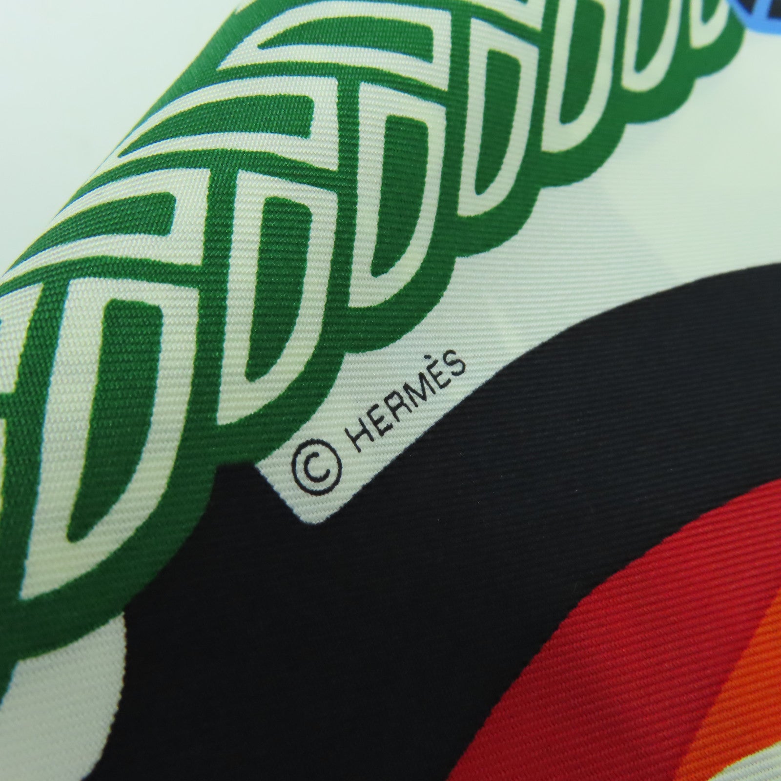 HERMES 絲質Scarf 90x90絲巾彩色