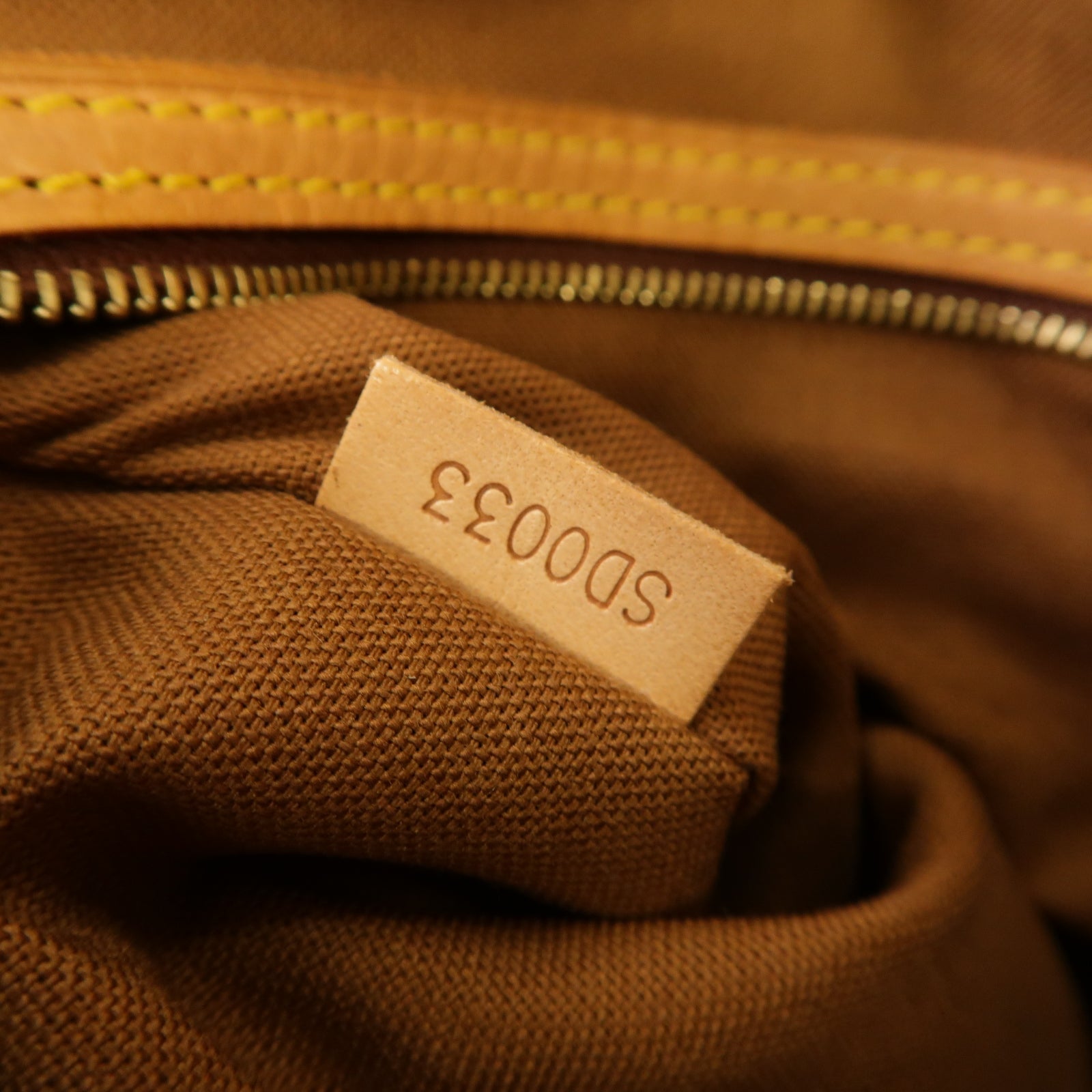 LOUIS VUITTON Monogram Looping金扣肩背袋棕色