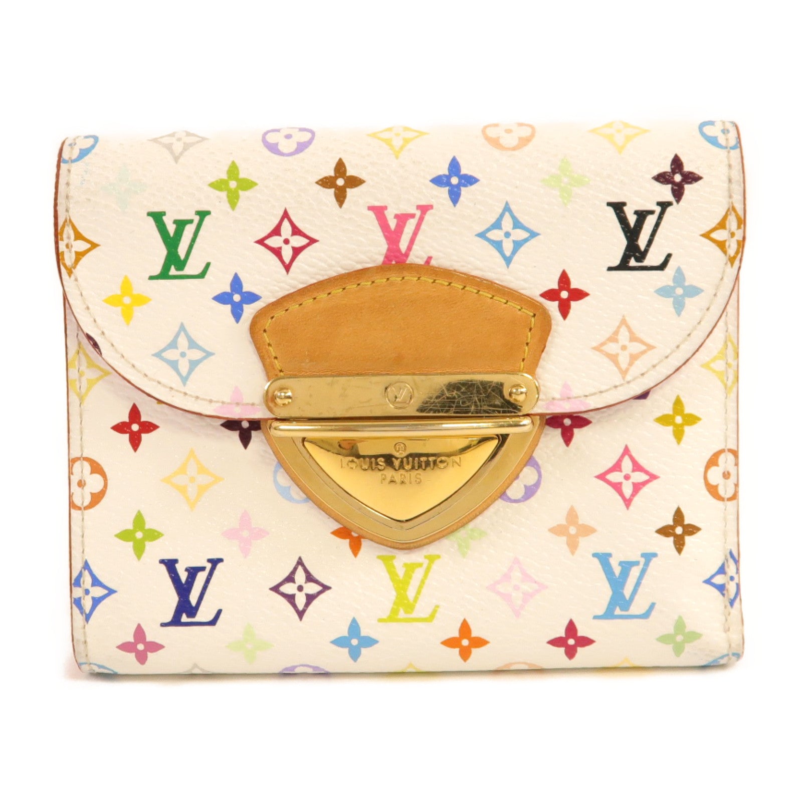 LOUIS VUITTON Monogram Multicolore Wallet金扣錢包彩色
